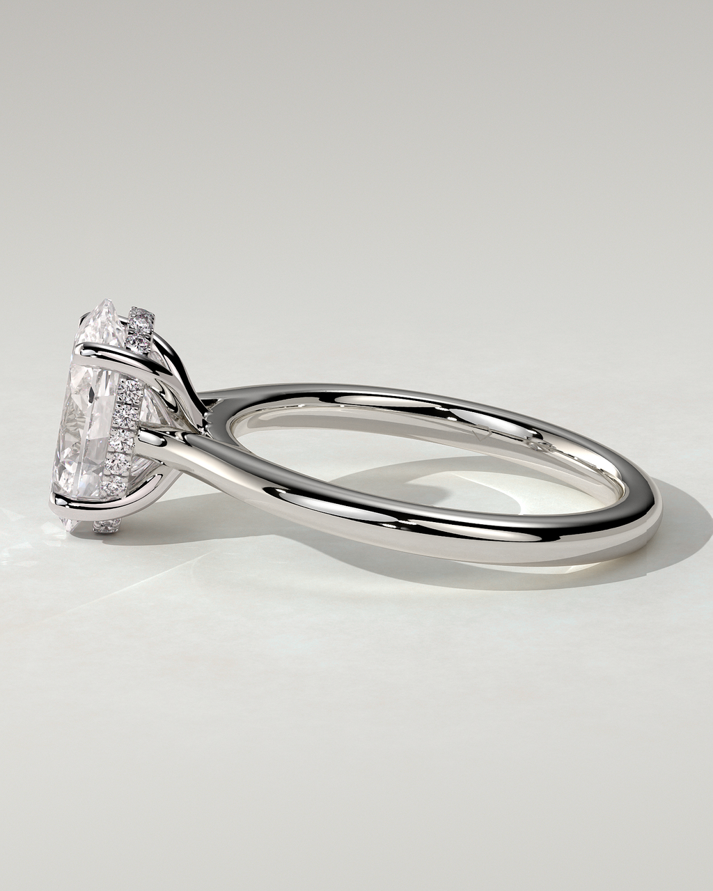 Bethany Solitaire Oval Ring