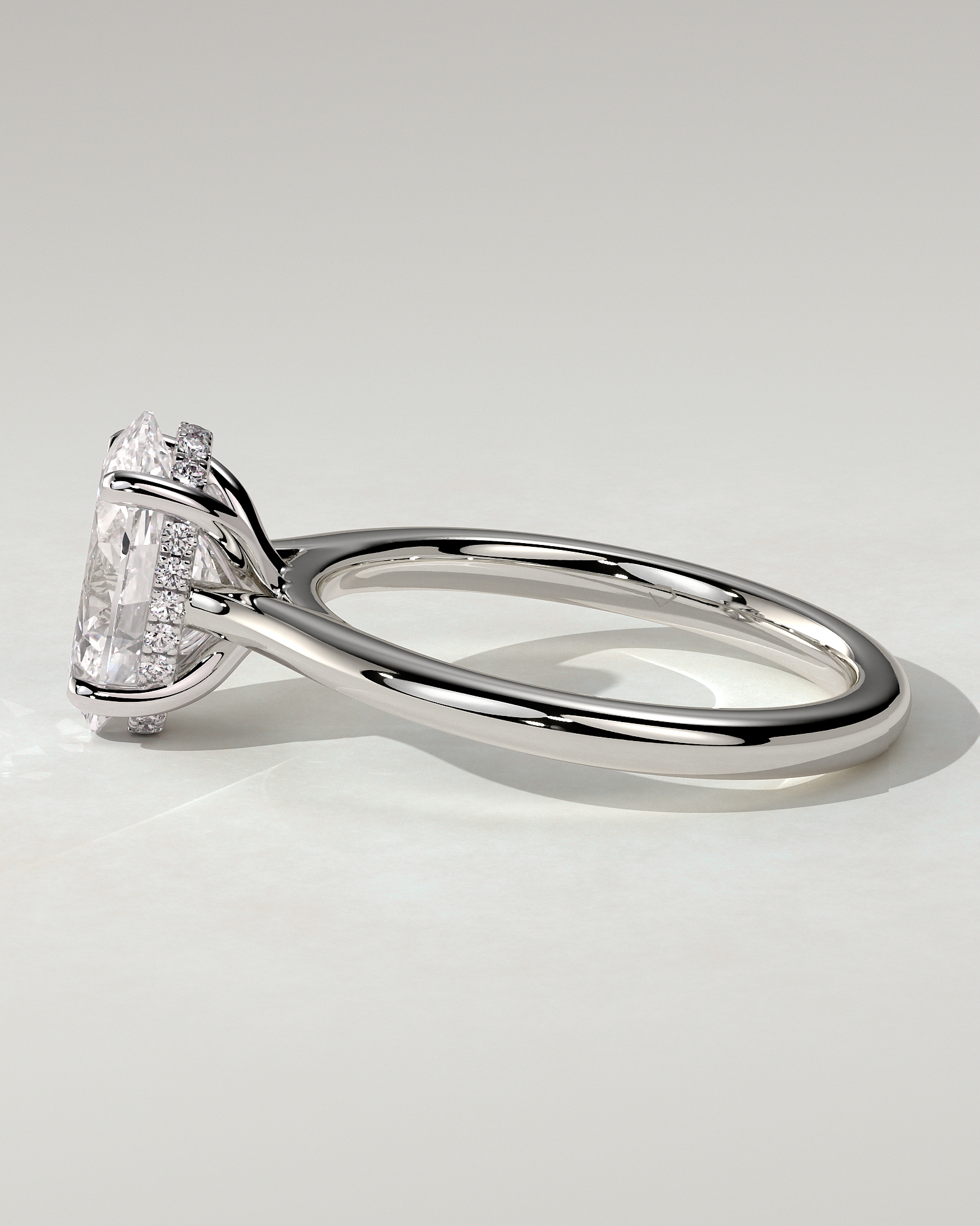 Bethany Solitaire Oval Ring