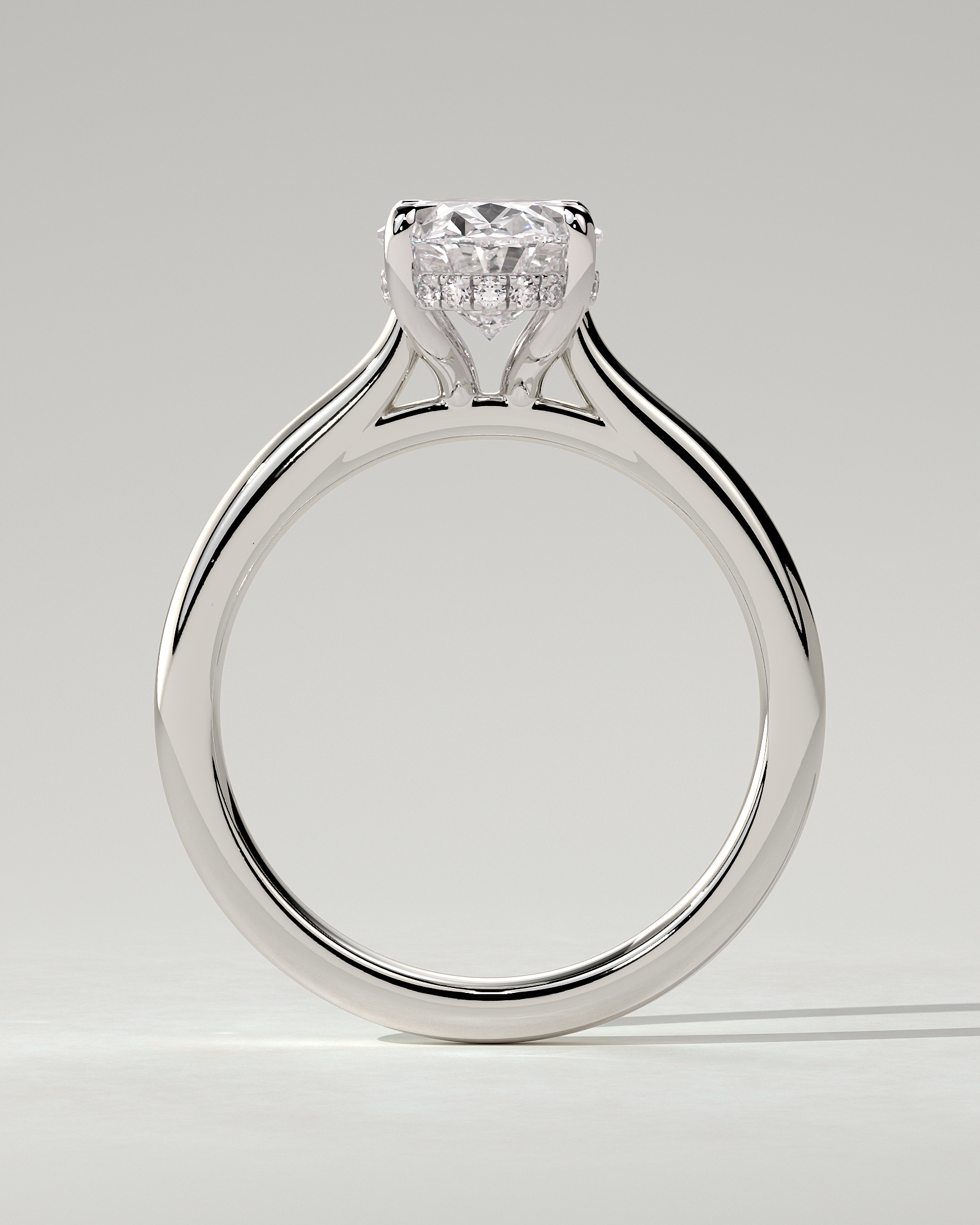 Bethany Solitaire Oval Ring