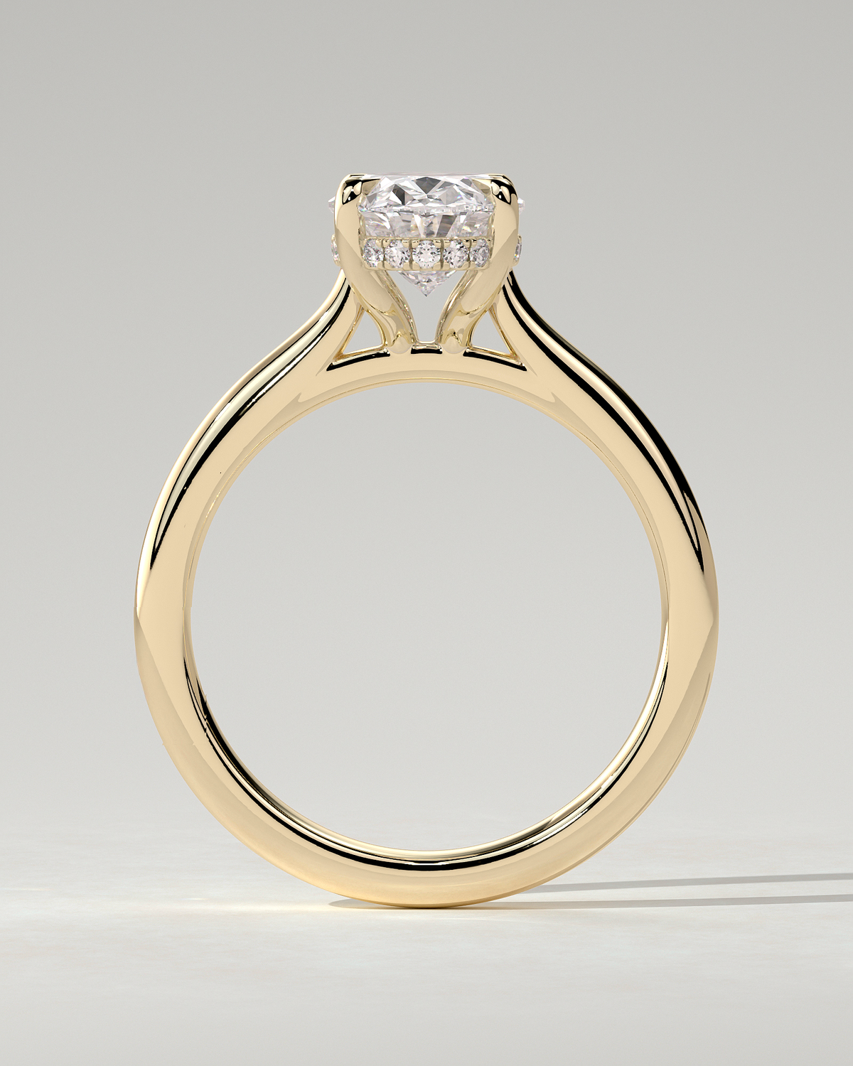 Bethany Solitaire Oval Ring