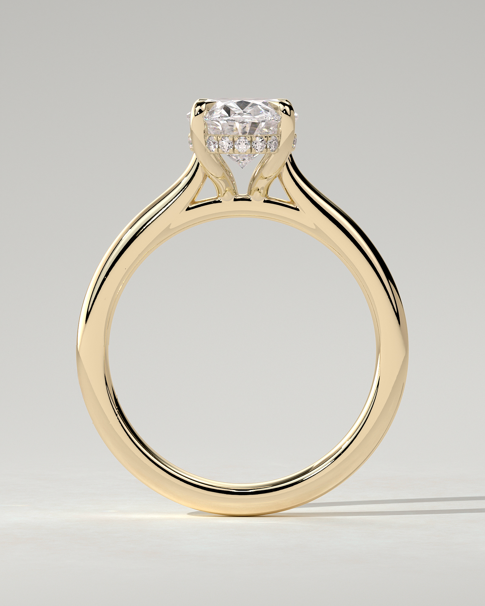Bethany Solitaire Oval Ring