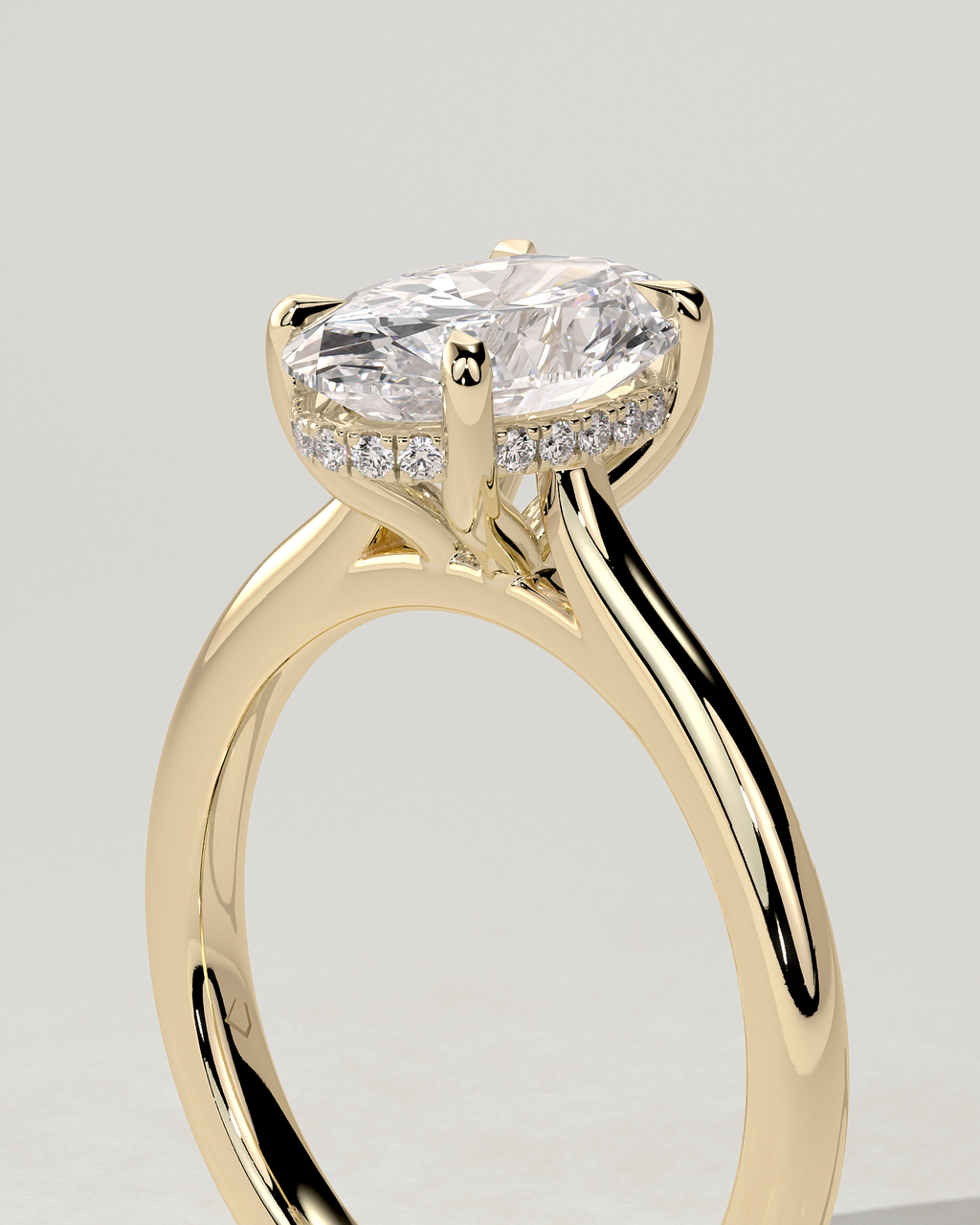 Bethany Solitaire Oval Ring