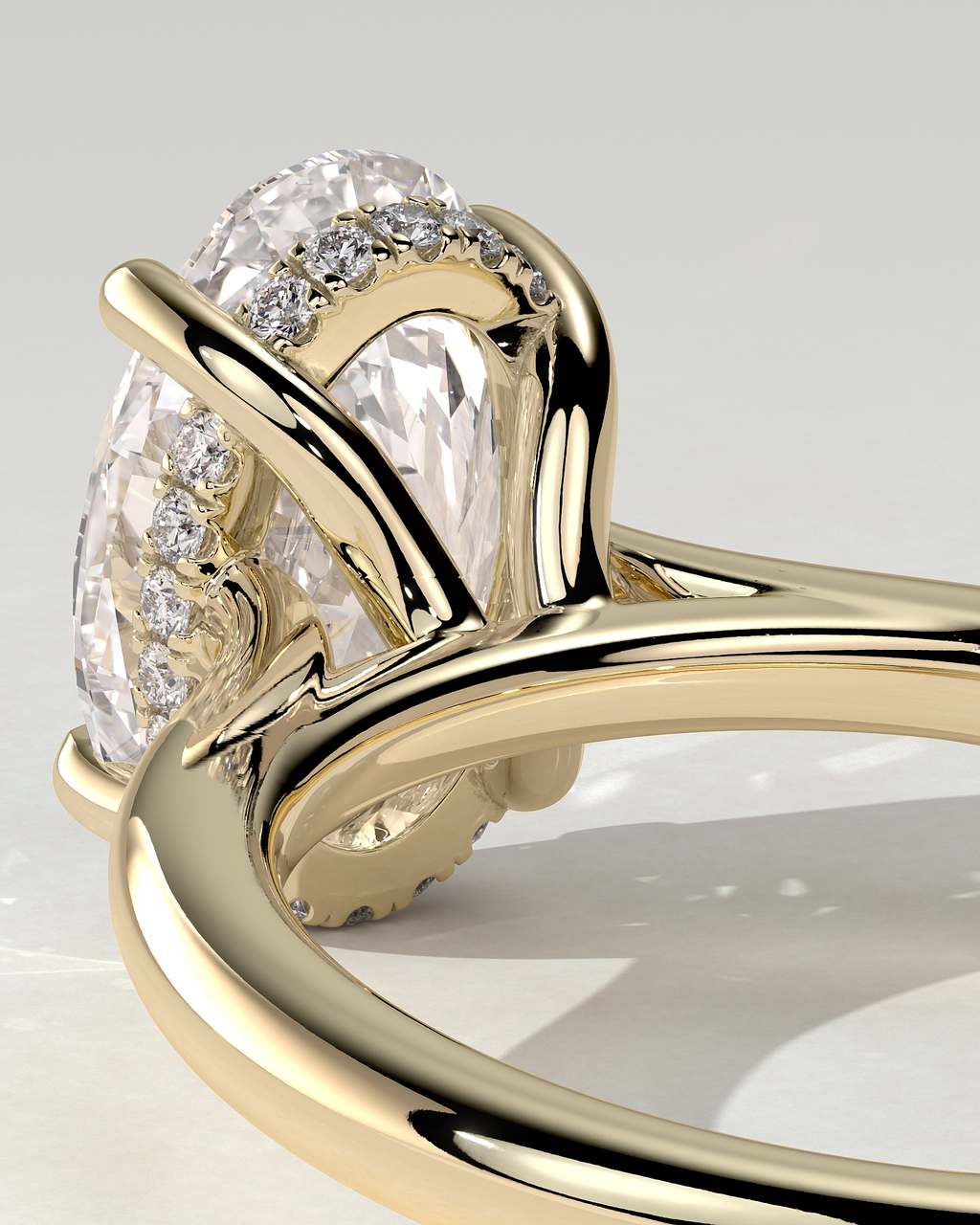 Bethany Solitaire Oval Ring