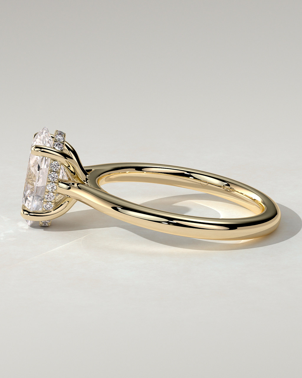 Bethany Solitaire Oval Ring