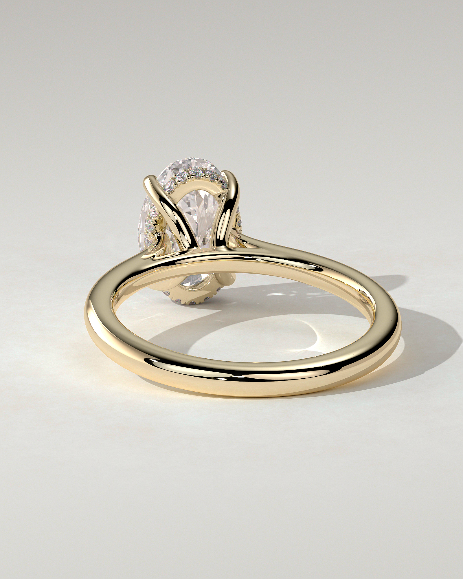 Bethany Solitaire Oval Ring