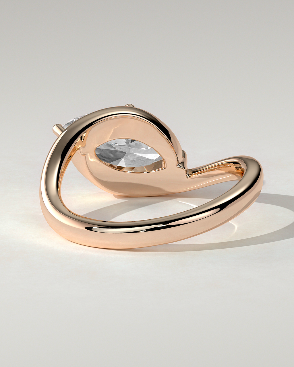 Beverly Solitaire Marquise Ring