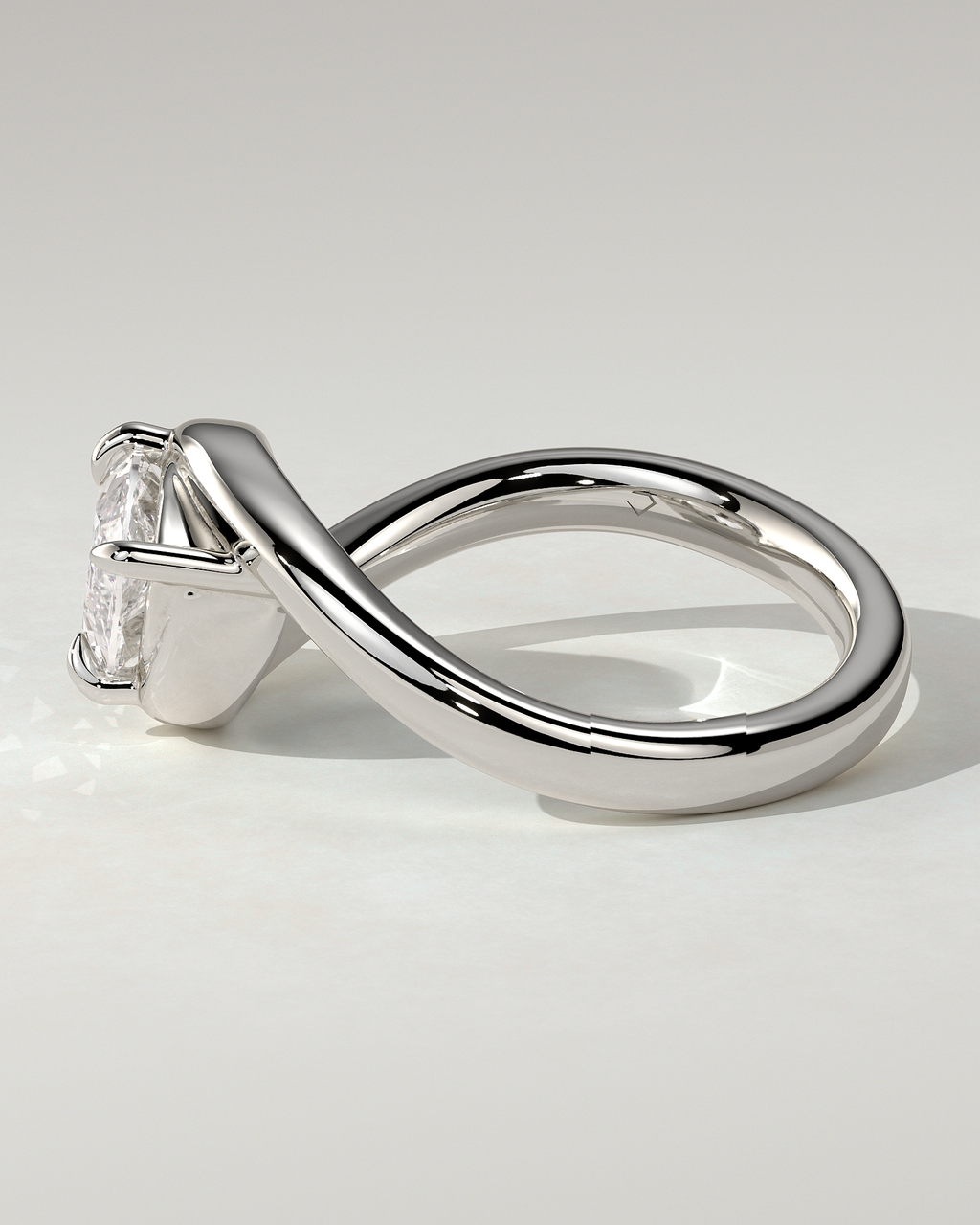 Beverly Solitaire Marquise Ring
