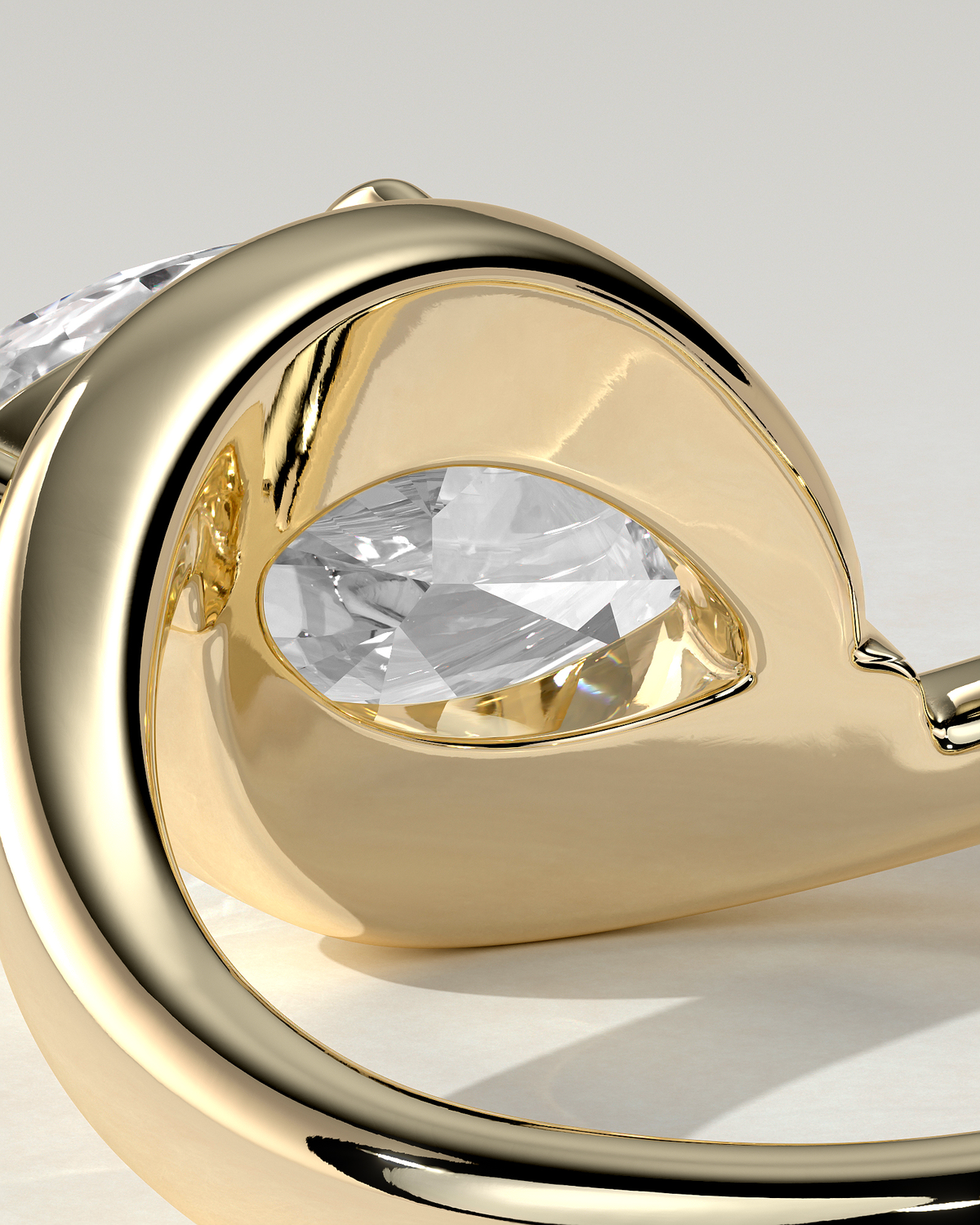 Beverly Solitaire Marquise Ring