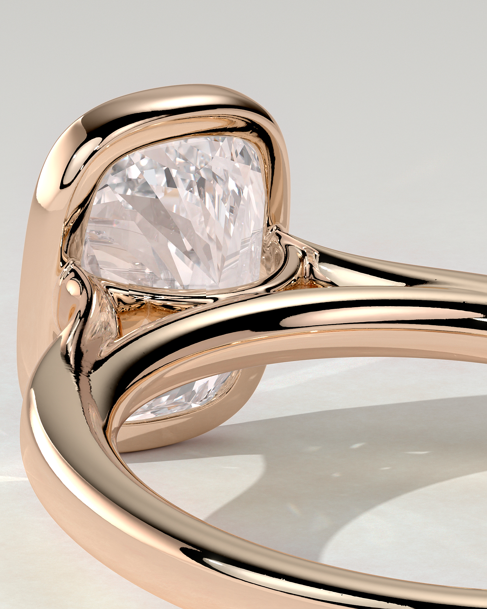 Billie Bezel Round Ring