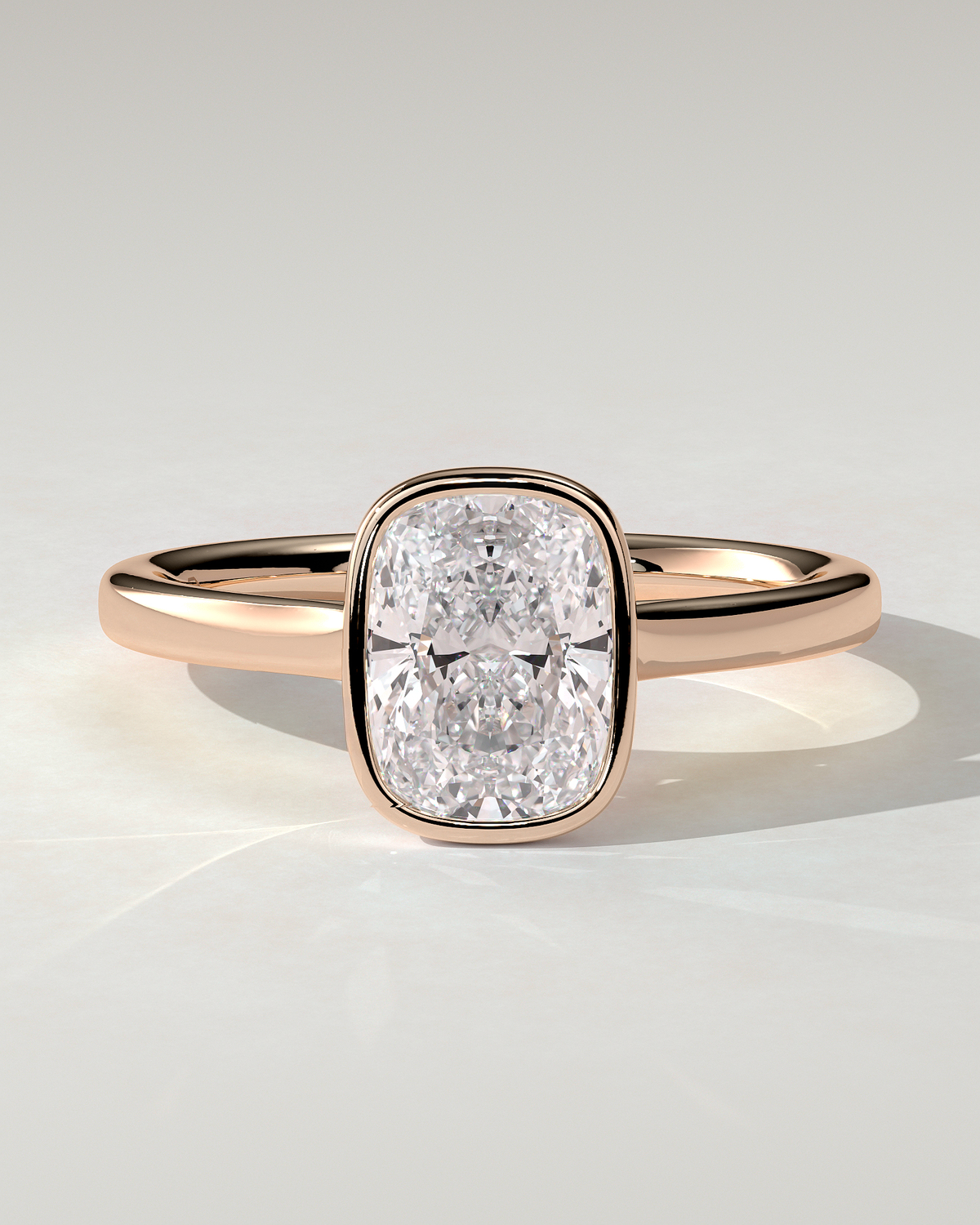 Billie Bezel Round Ring