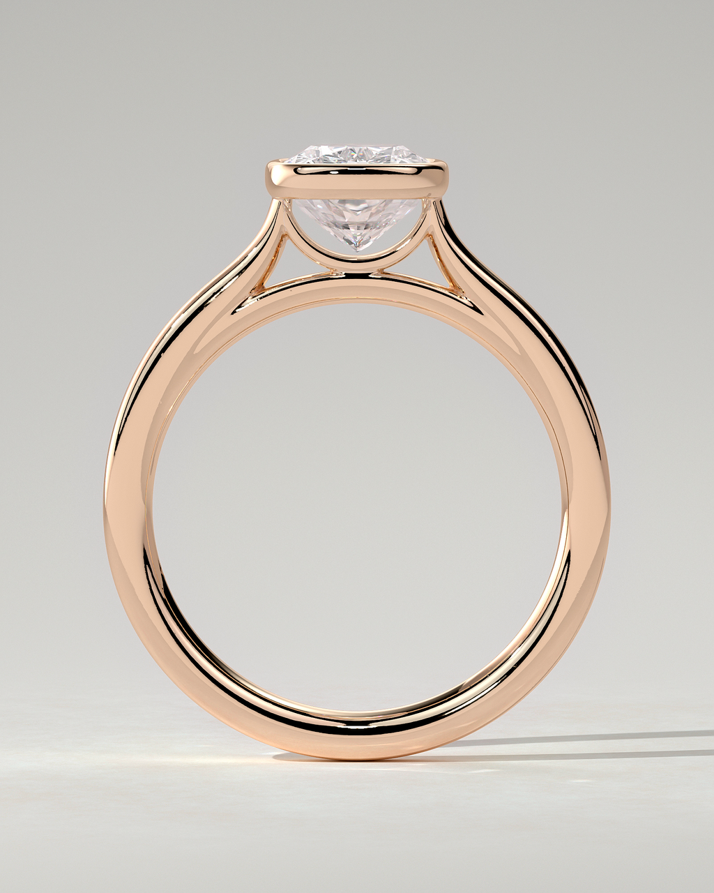 Billie Bezel Round Ring