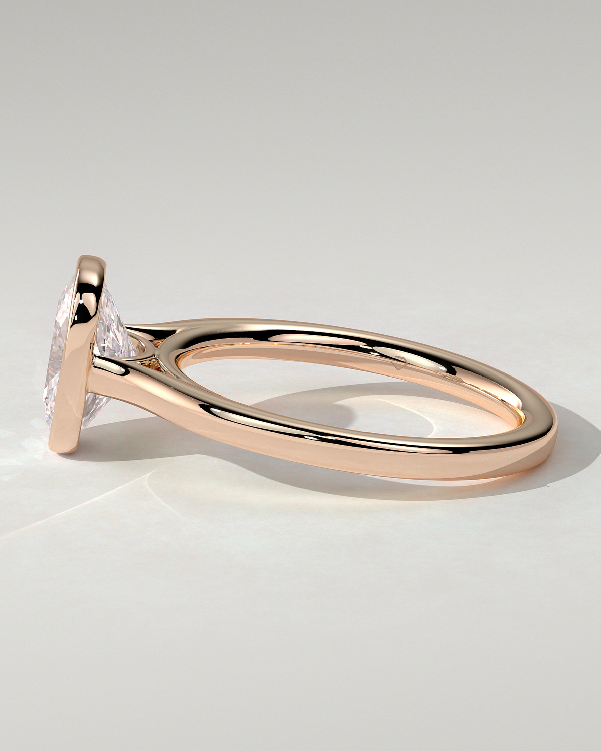 Billie Bezel Round Ring