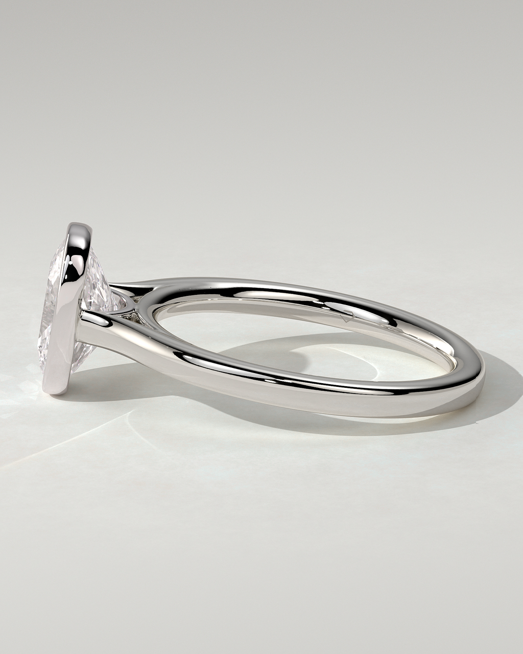 Billie Bezel Round Ring