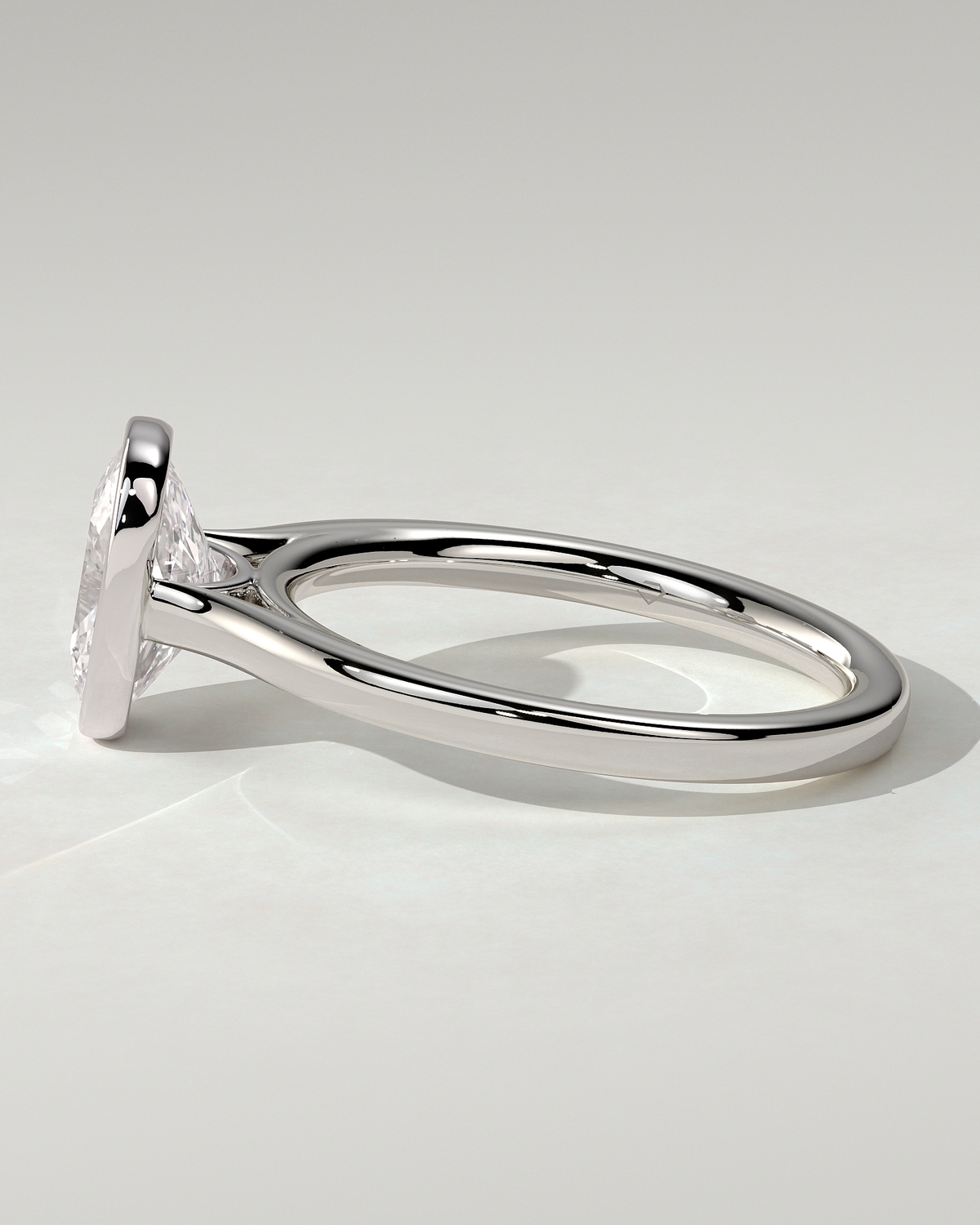 Billie Bezel Round Ring