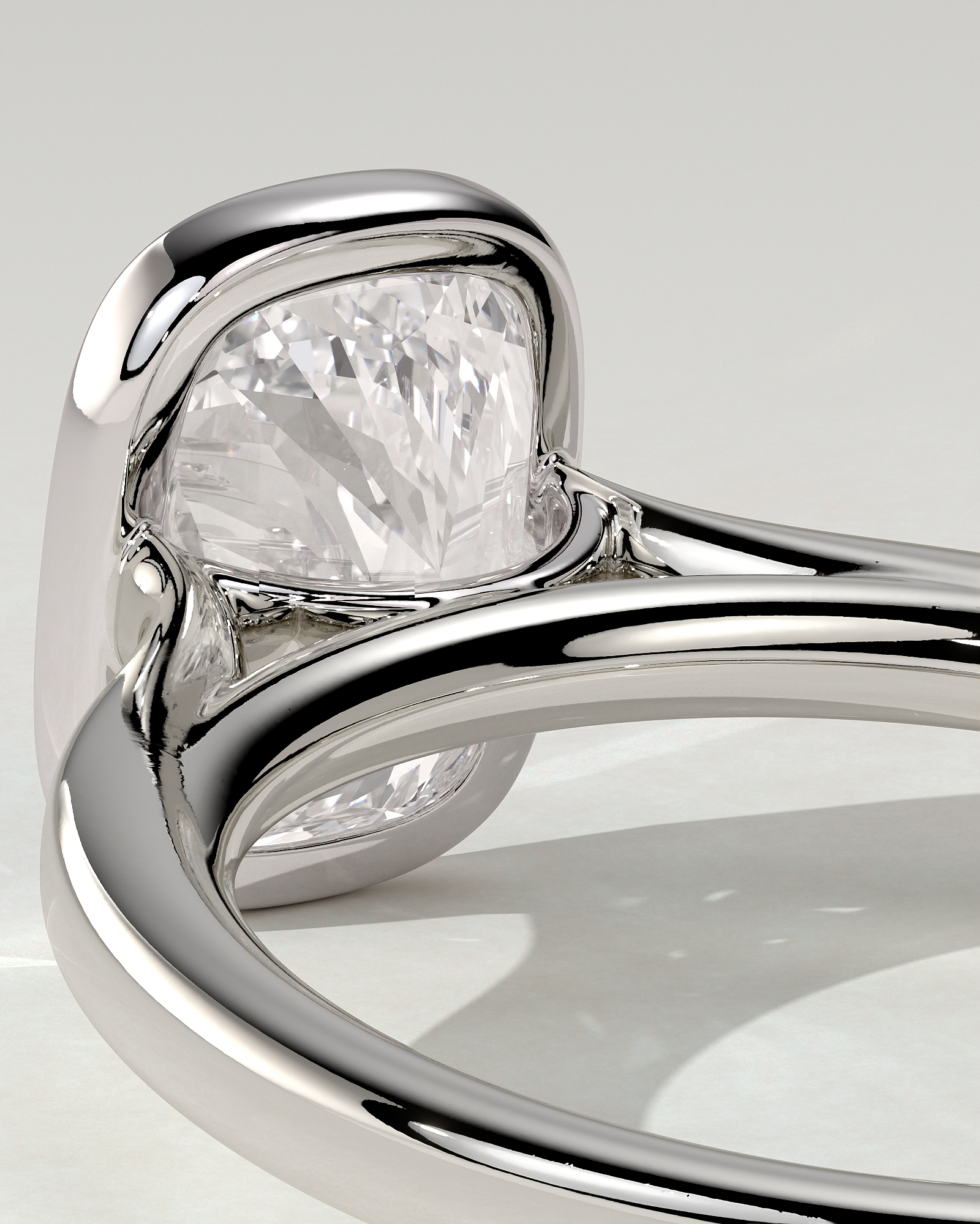 Billie Bezel Round Ring