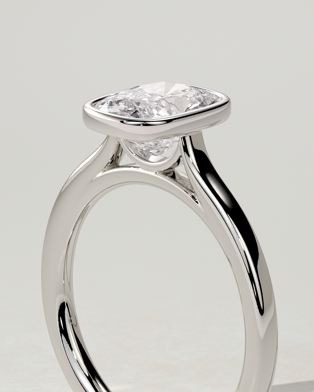 Billie Bezel Round Ring