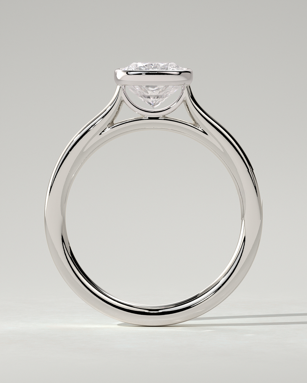 Billie Bezel Round Ring