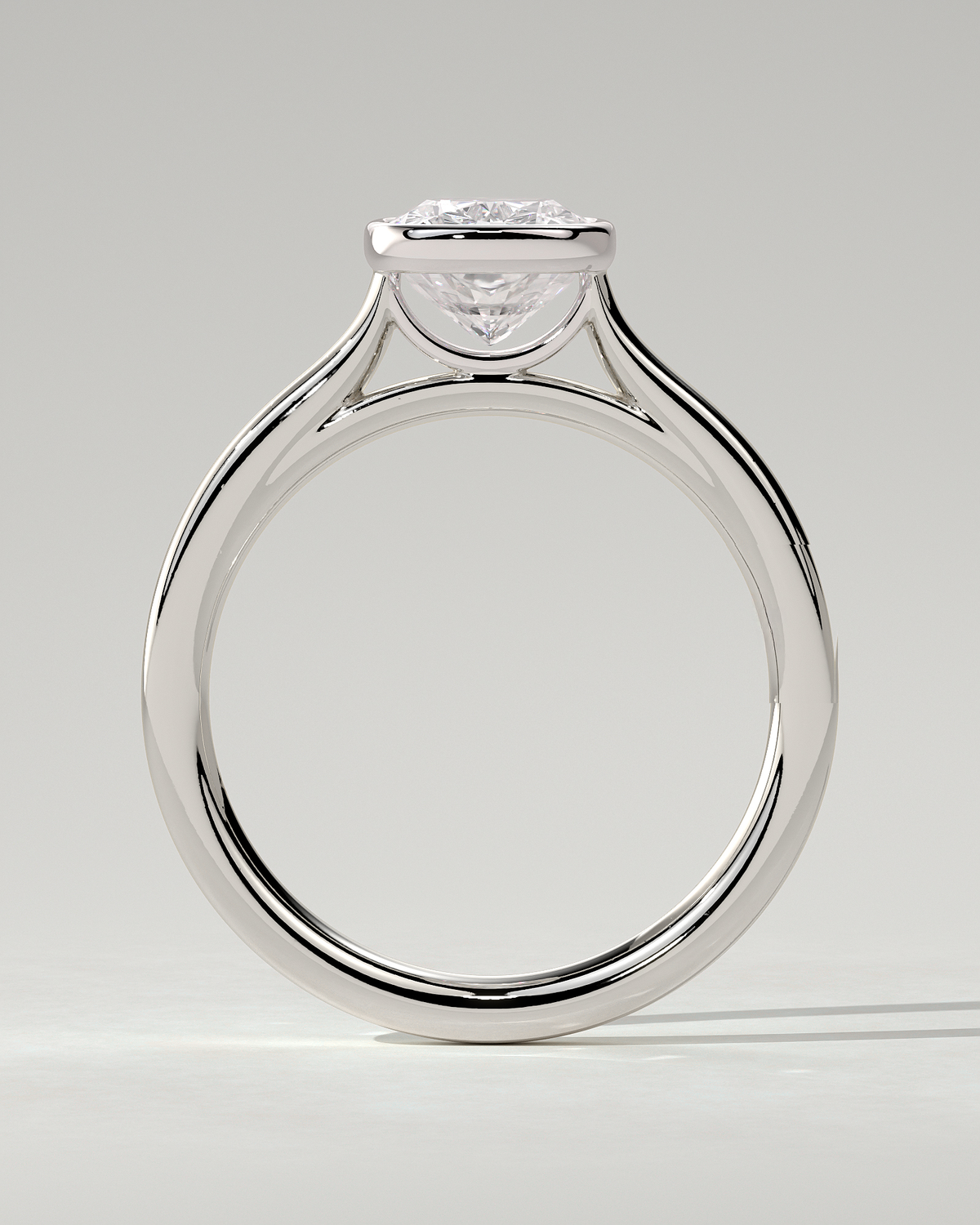 Billie Bezel Round Ring