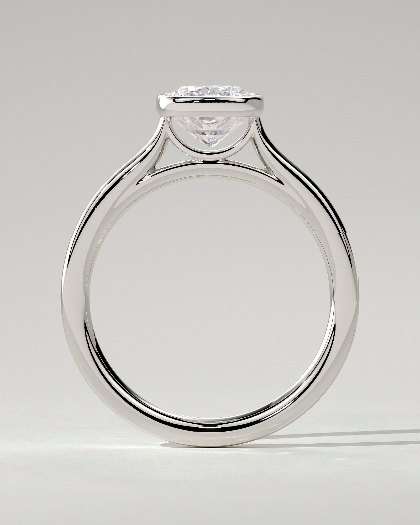 Billie Bezel Round Ring