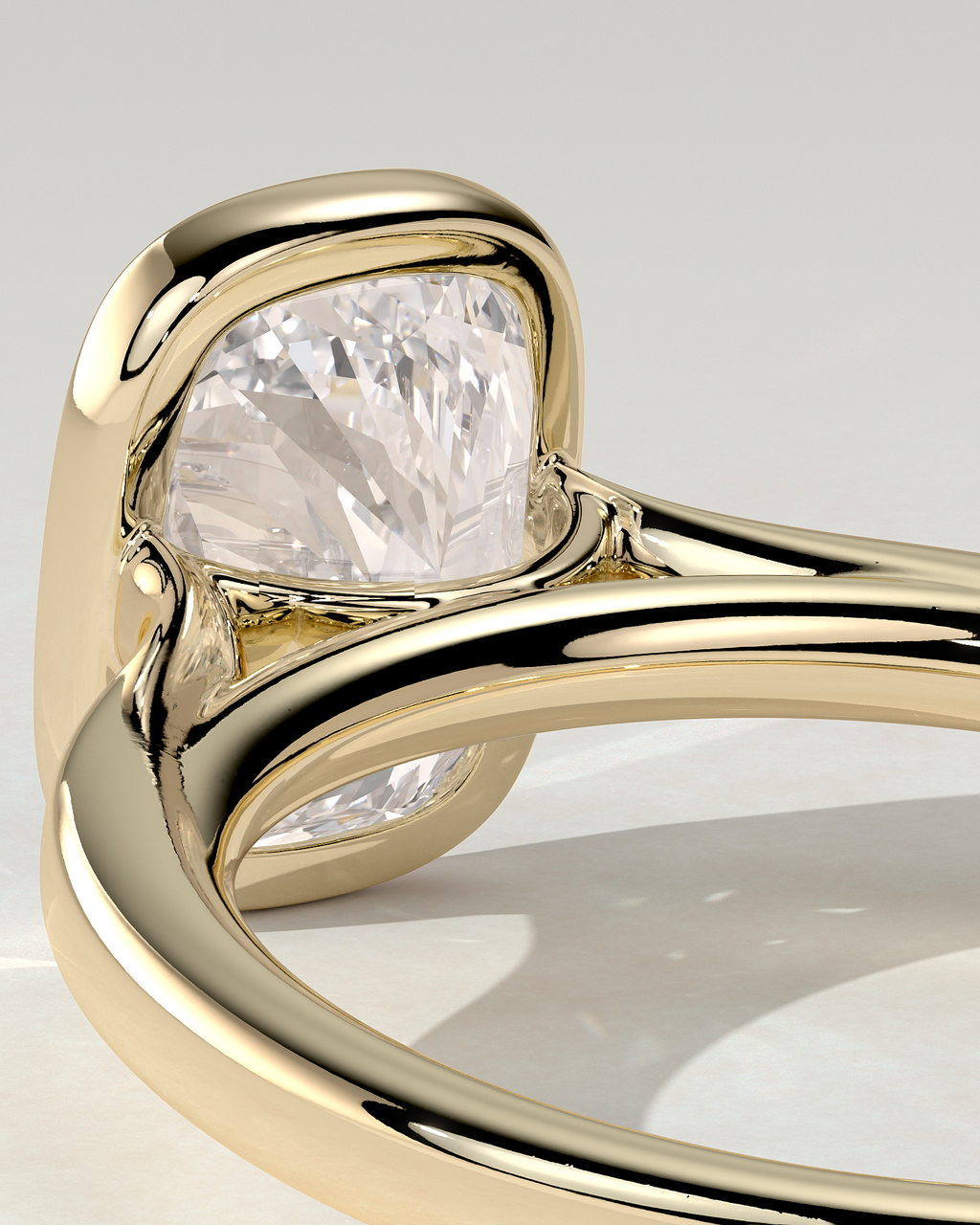 Billie Bezel Round Ring