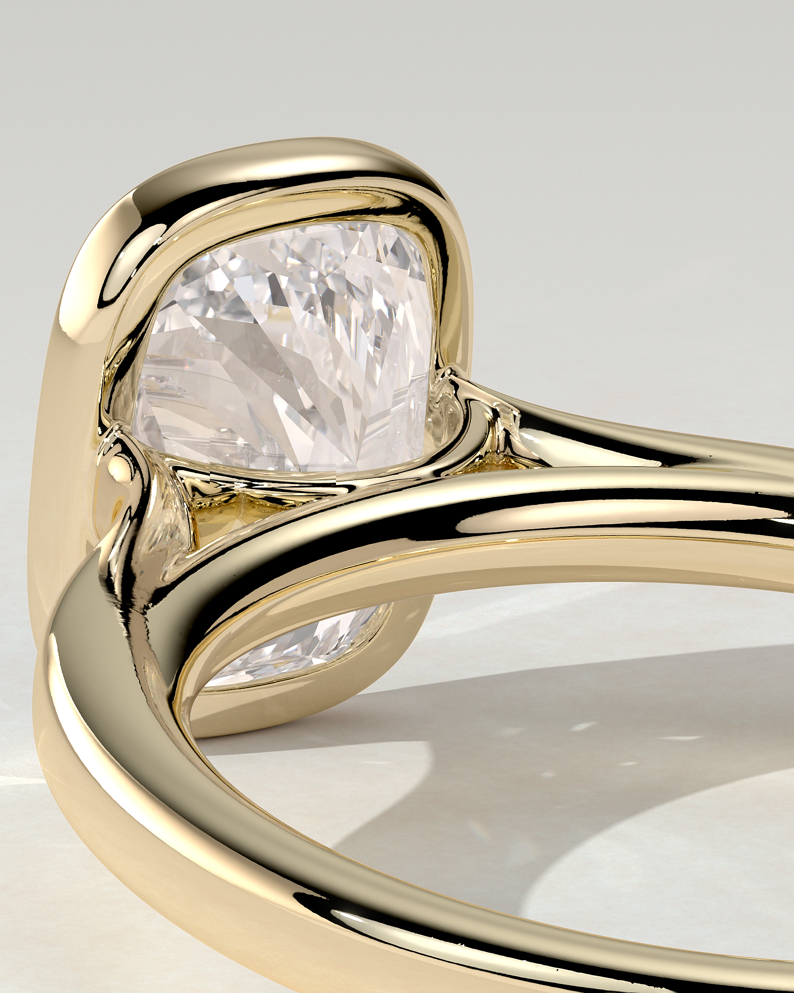 Billie Bezel Round Ring