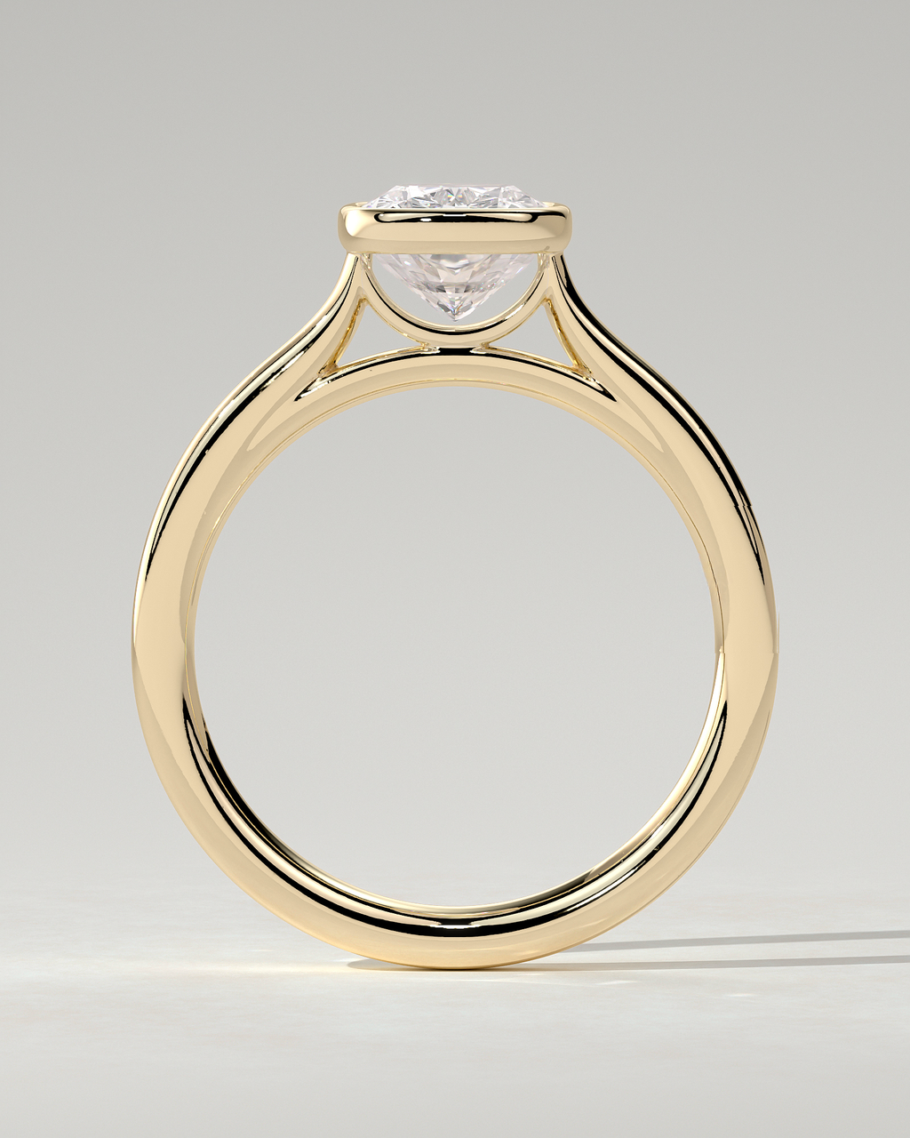 Billie Bezel Round Ring