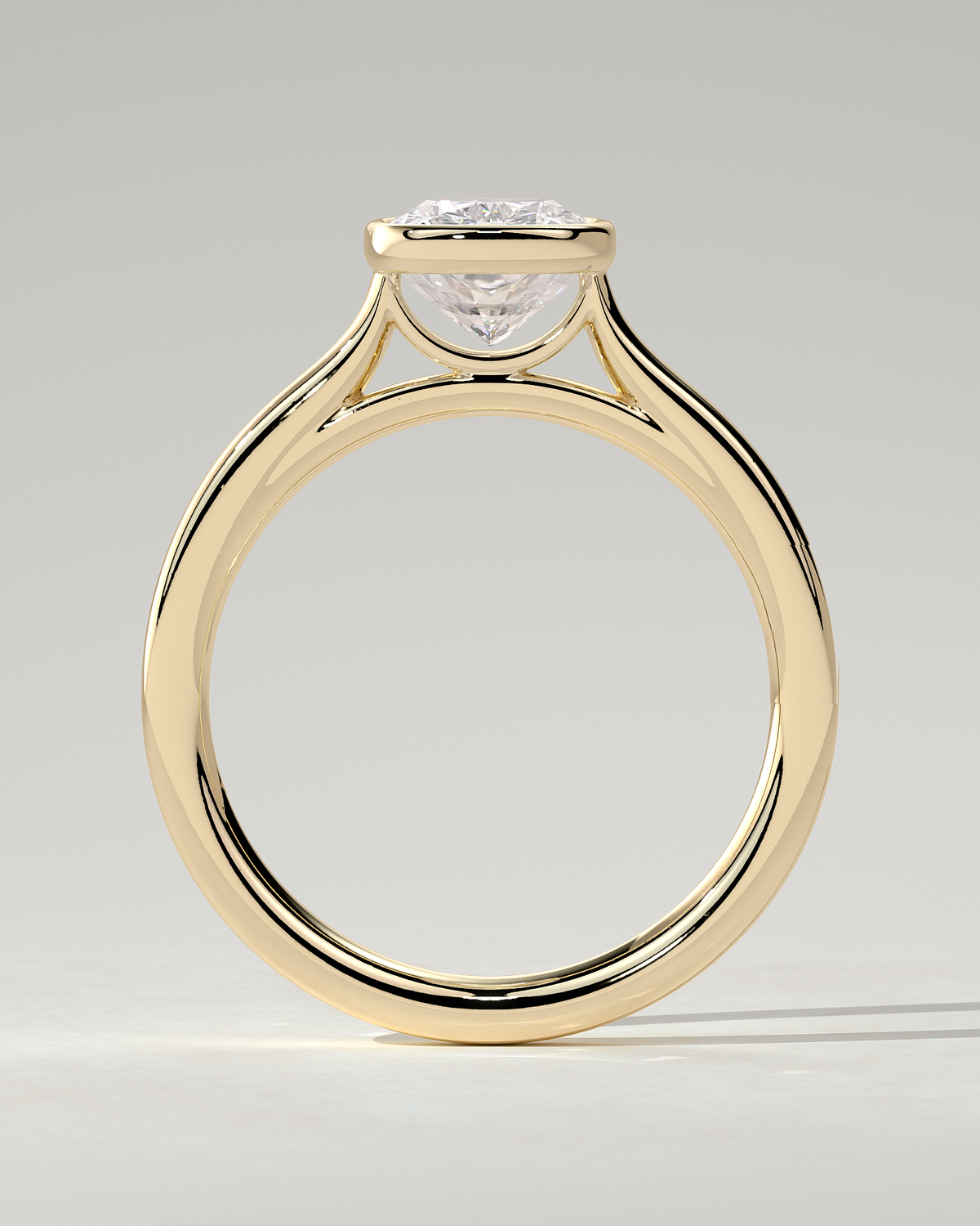 Billie Bezel Round Ring