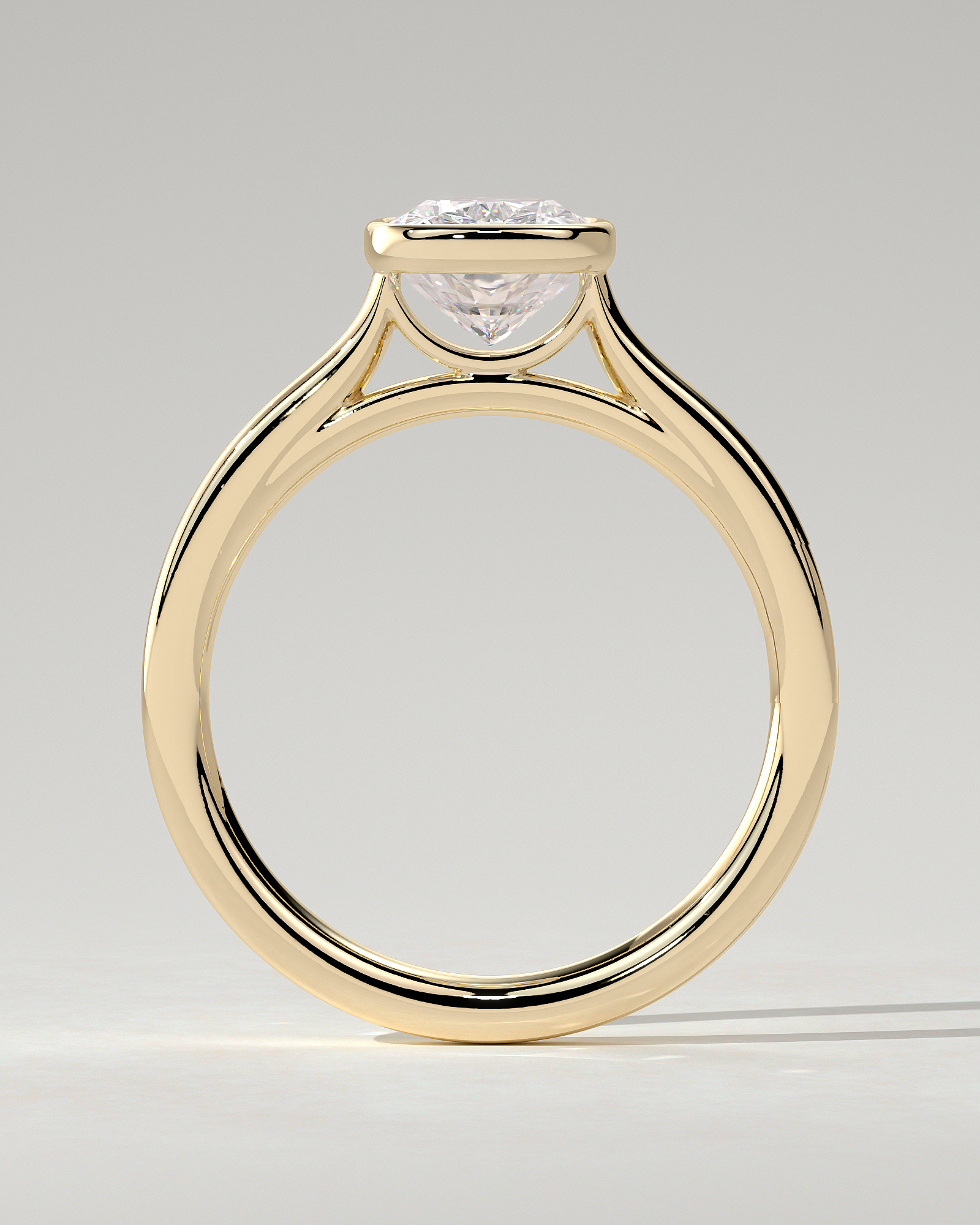 Billie Bezel Round Ring
