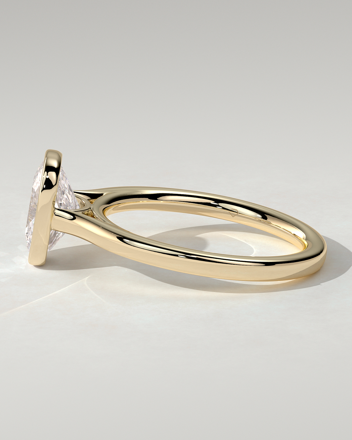 Billie Bezel Round Ring
