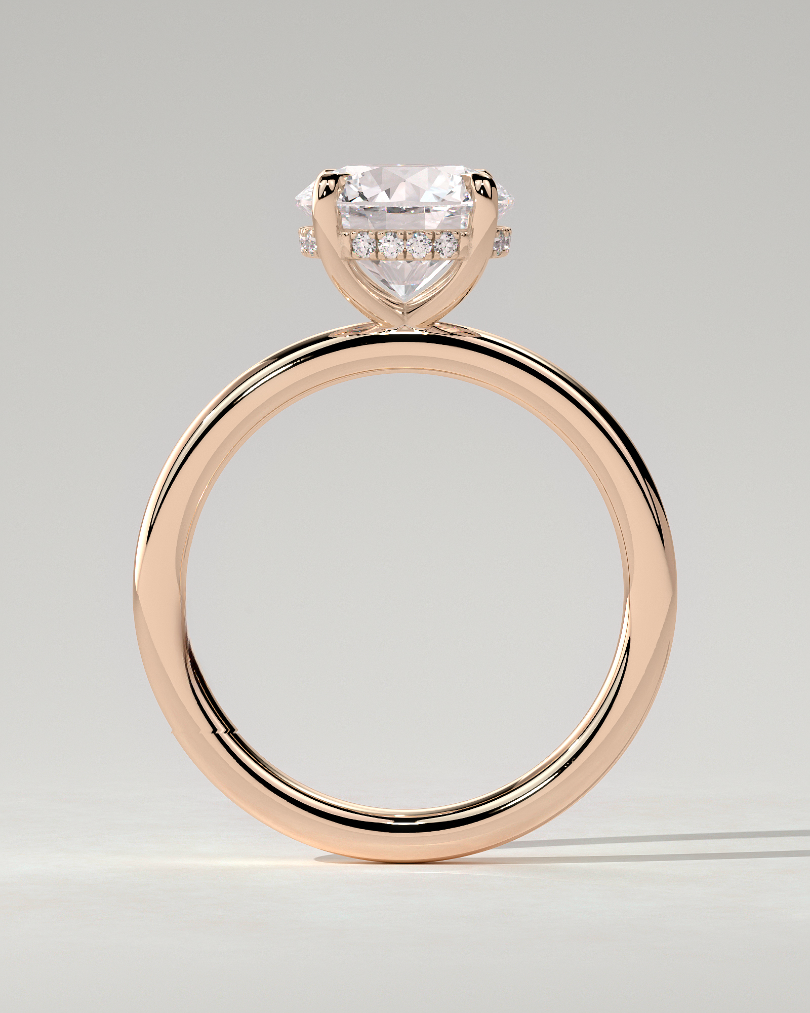 Bindi Solitaire Round Ring