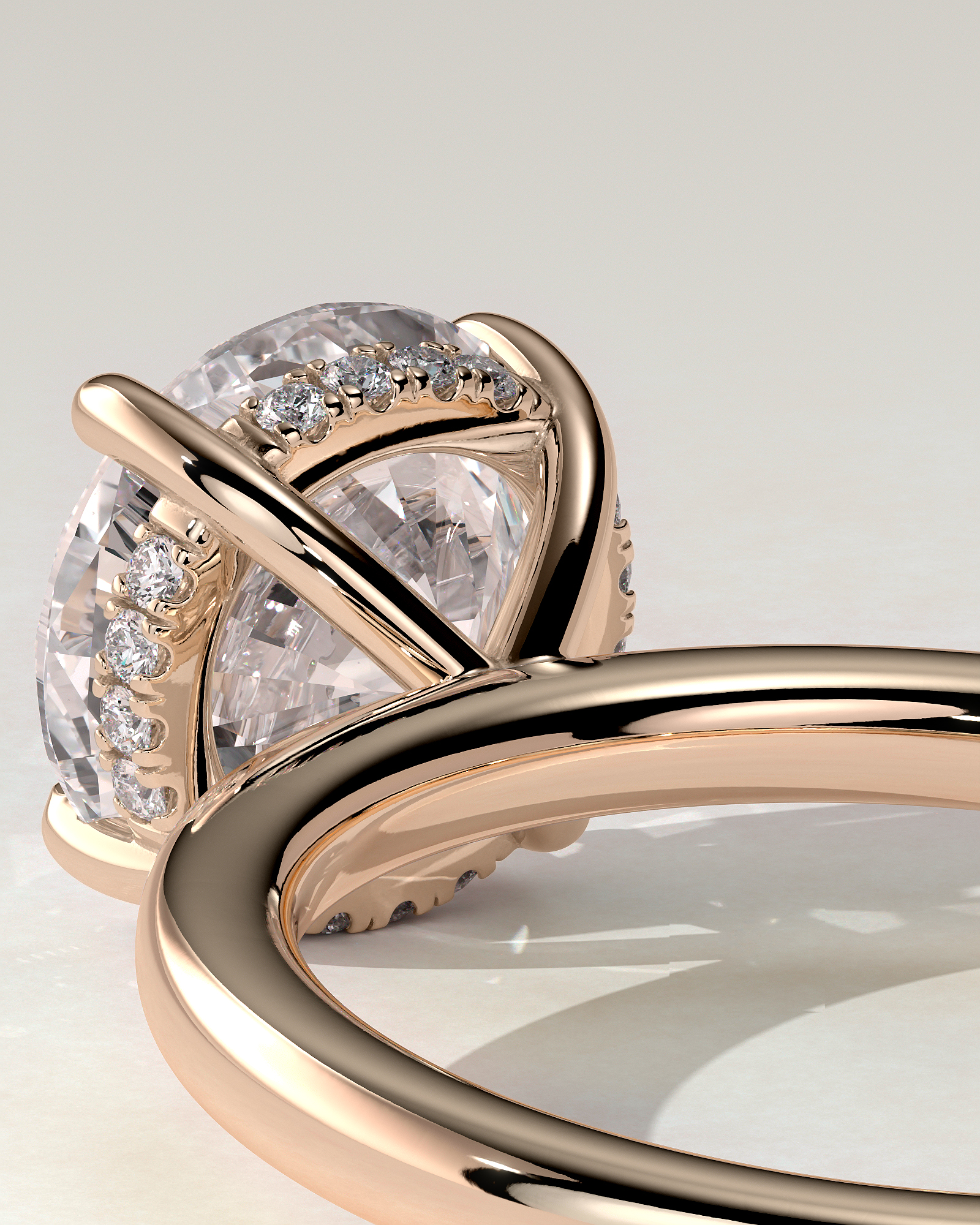 Bindi Solitaire Round Ring