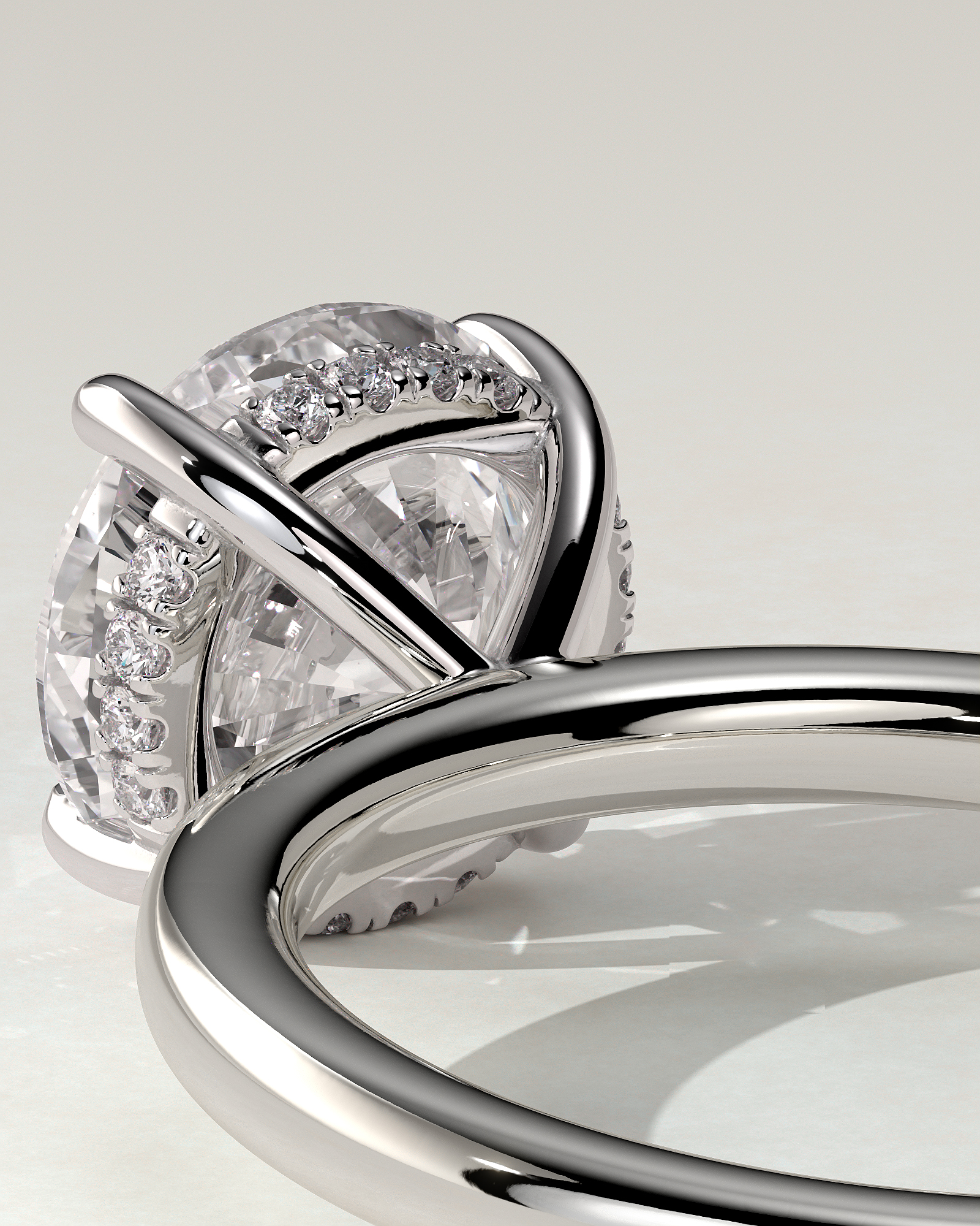 Bindi Solitaire Round Ring