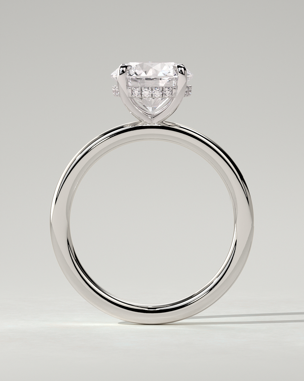 Bindi Solitaire Round Ring
