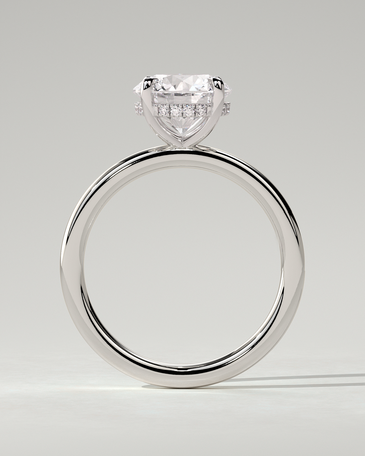 Bindi Solitaire Round Ring