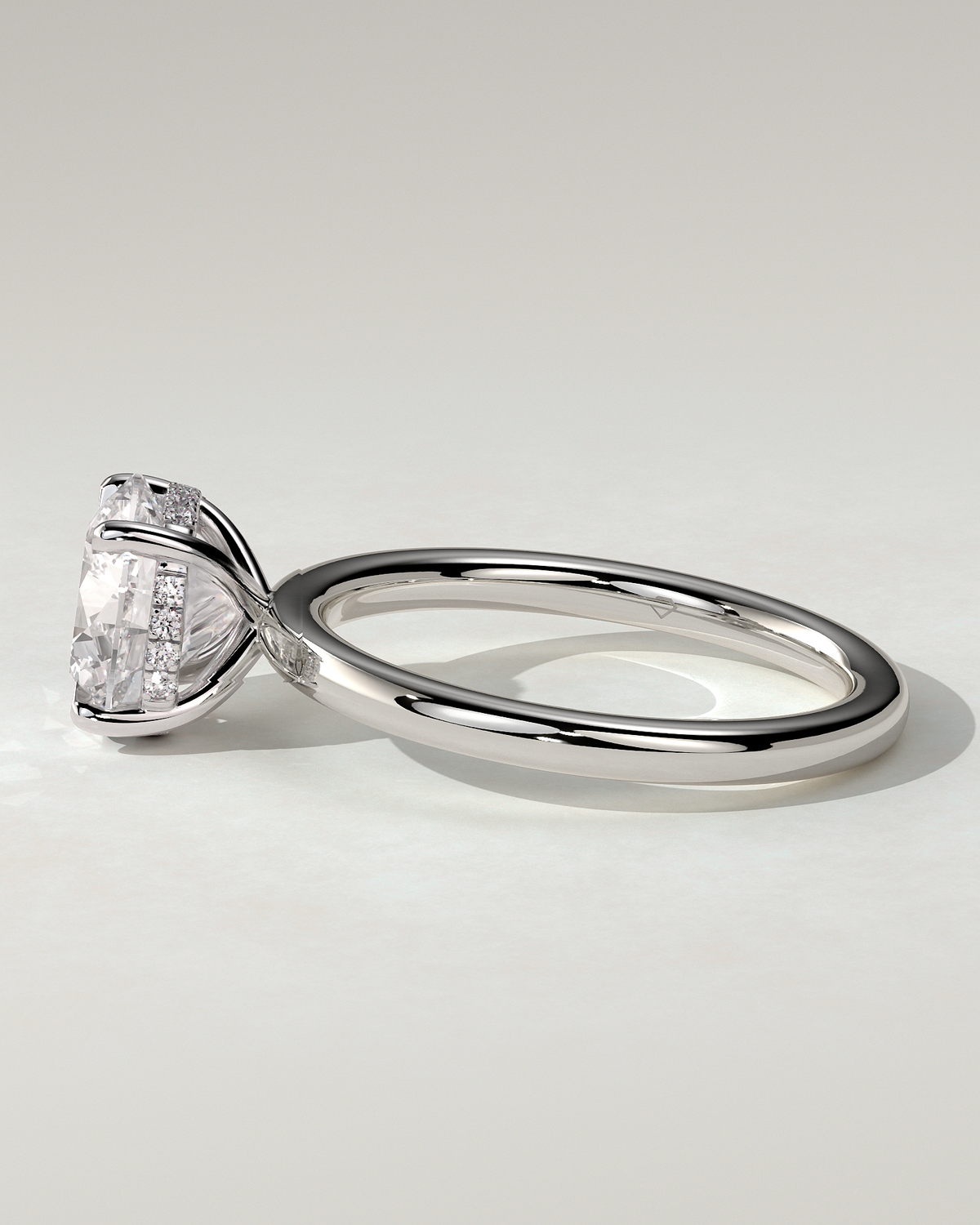 Bindi Solitaire Round Ring