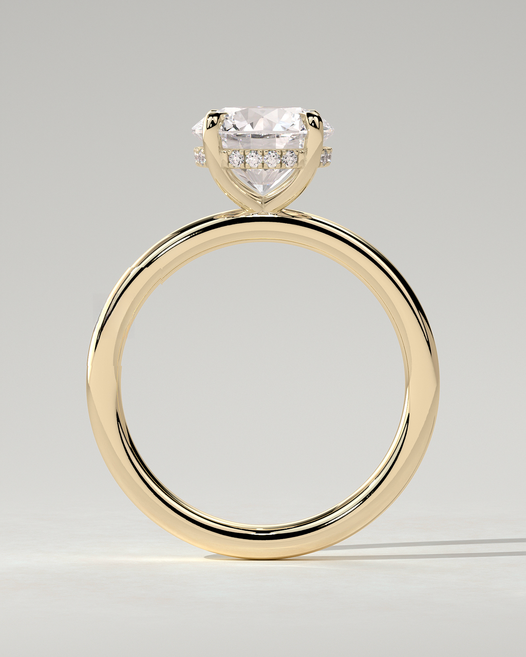 Bindi Solitaire Round Ring