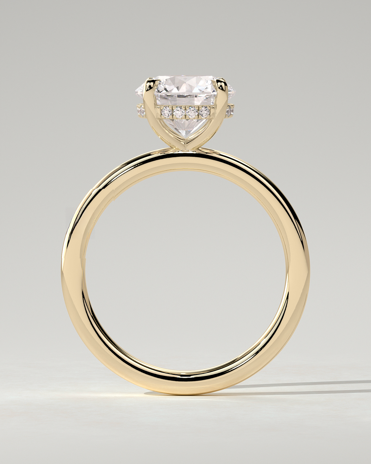 Bindi Solitaire Round Ring