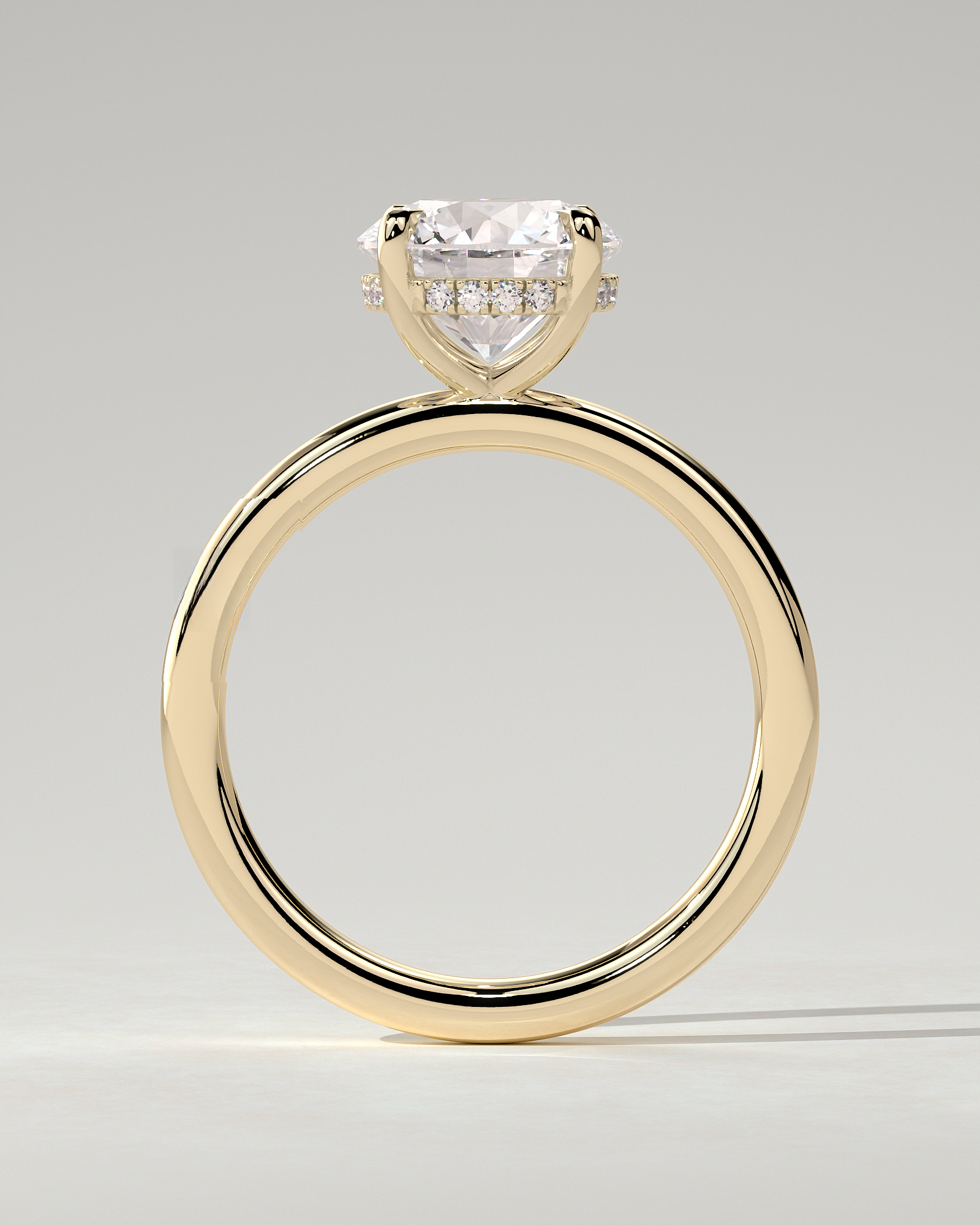 Bindi Solitaire Round Ring