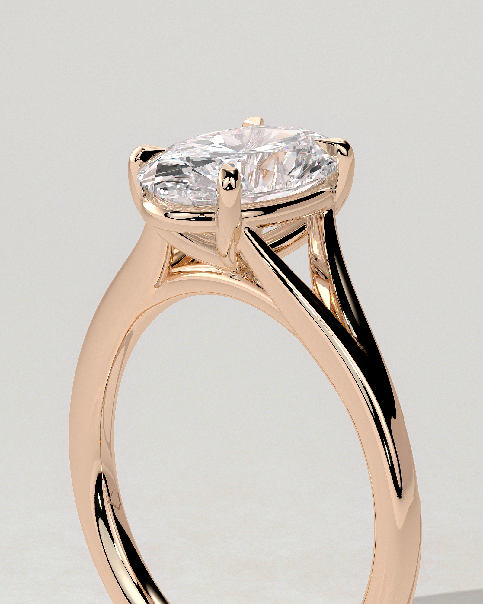 Blair Solitaire Oval Ring