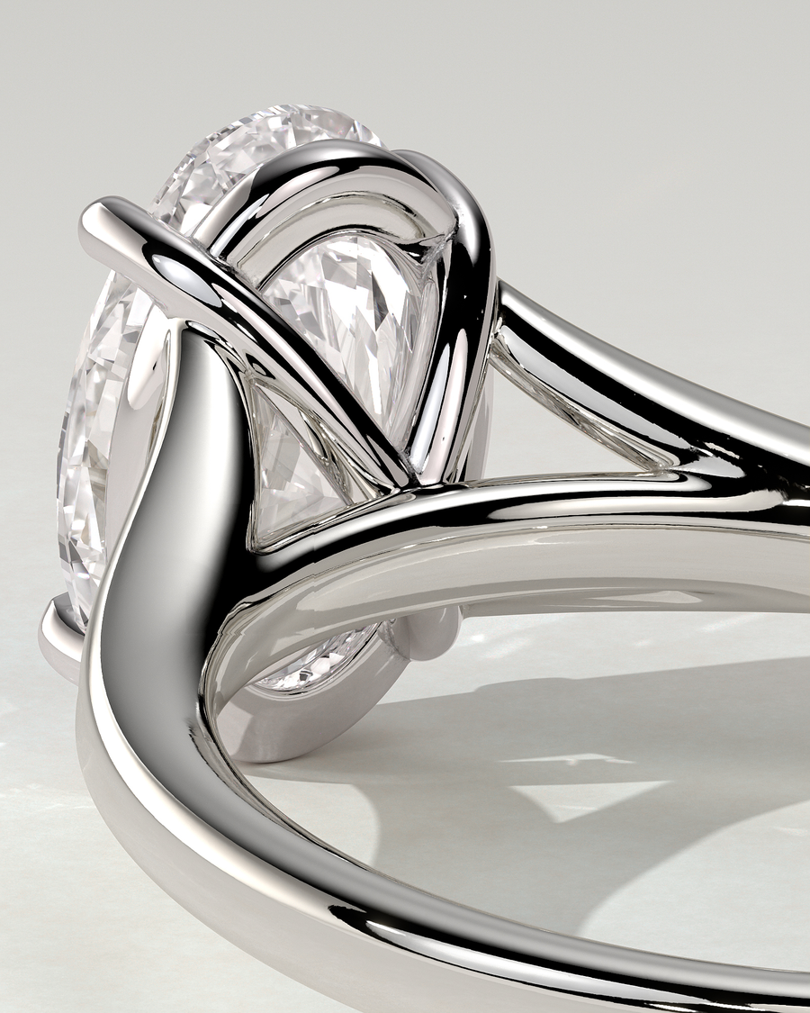 Blair Solitaire Oval Ring