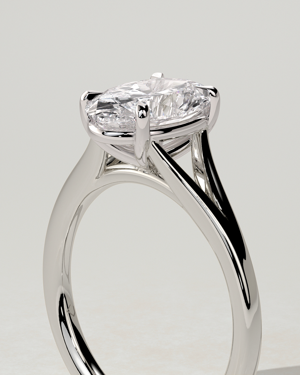 Blair Solitaire Oval Ring