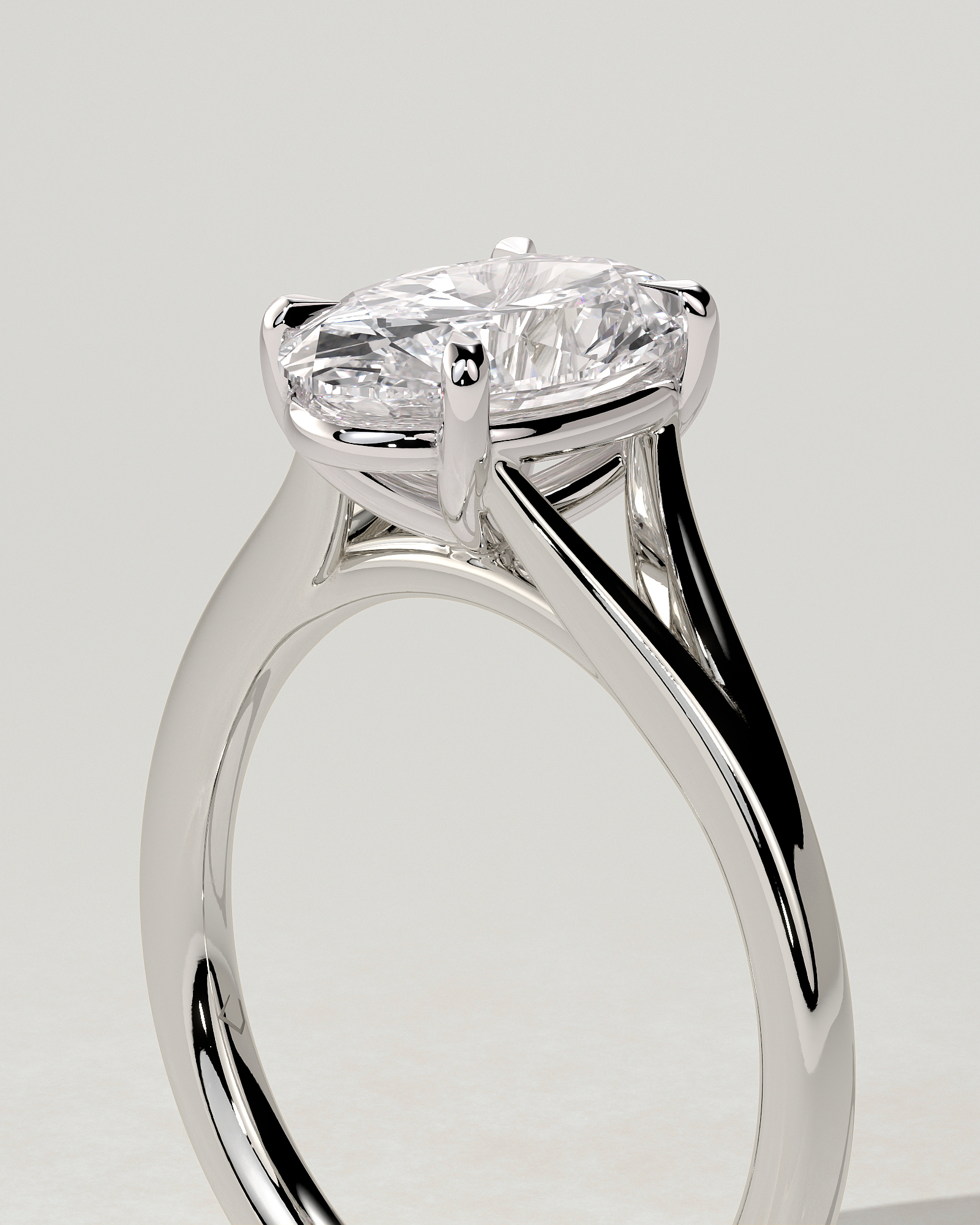 Blair Solitaire Oval Ring