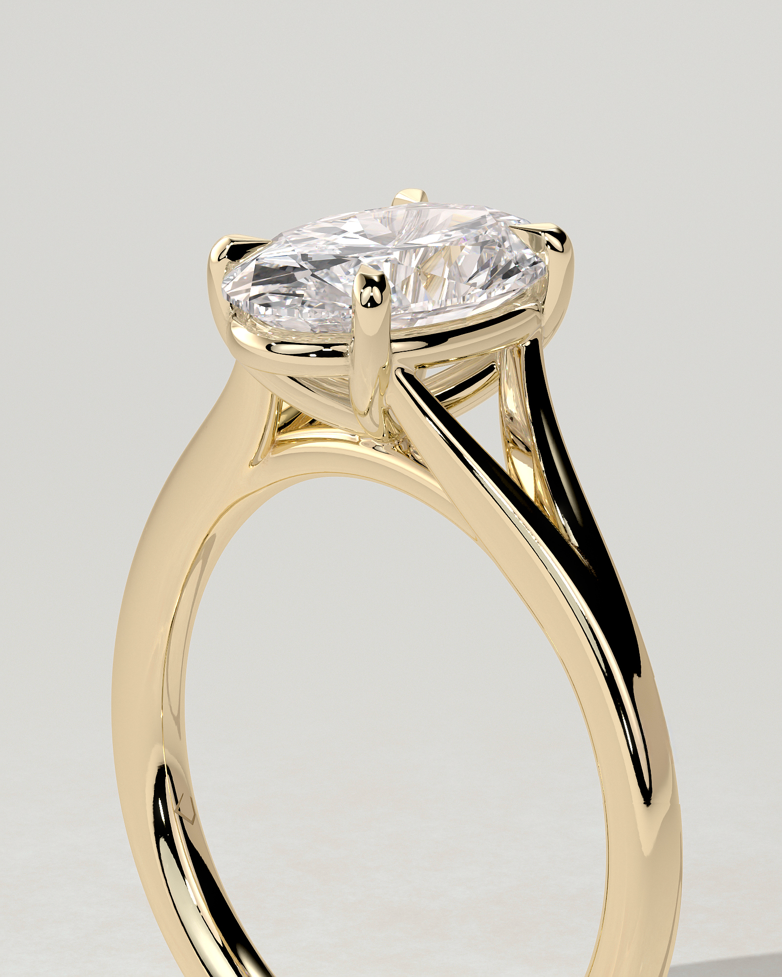 Blair Solitaire Oval Ring