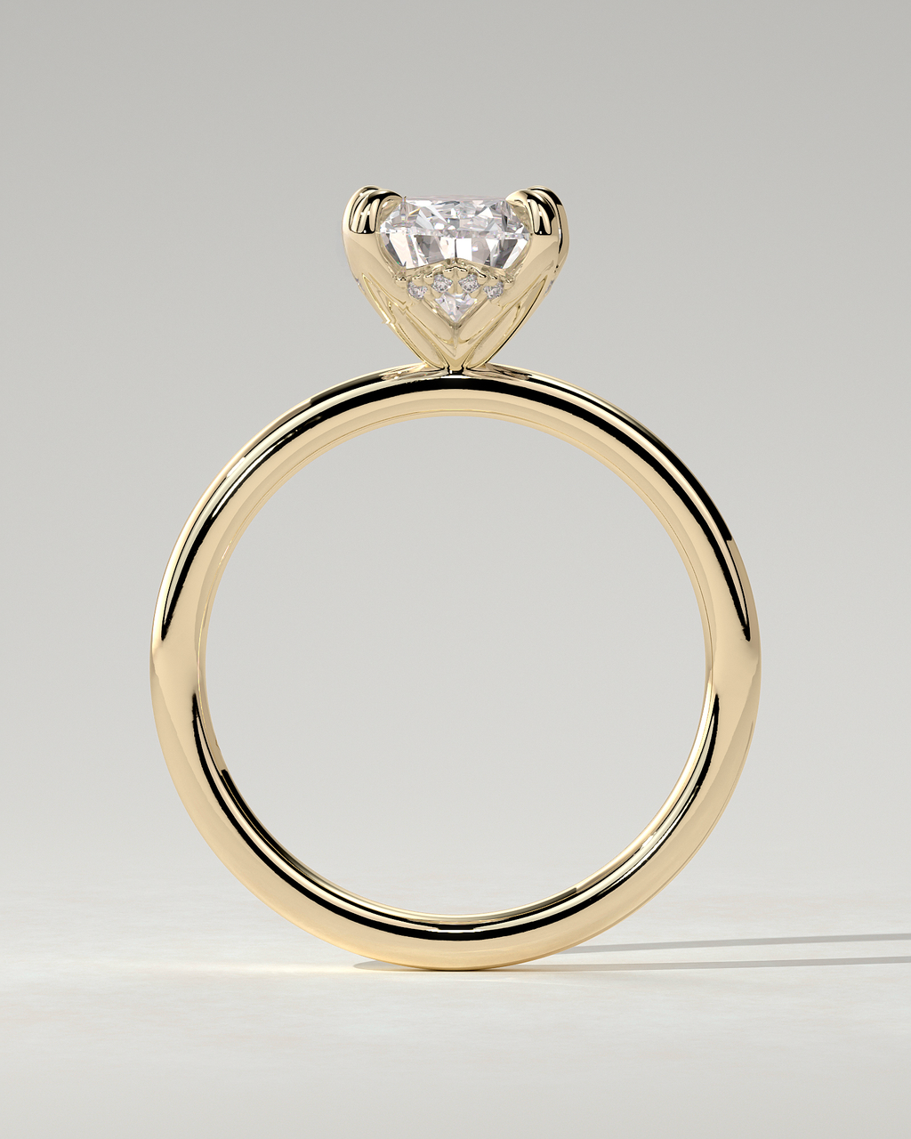 Blossom Solitaire Pear Ring