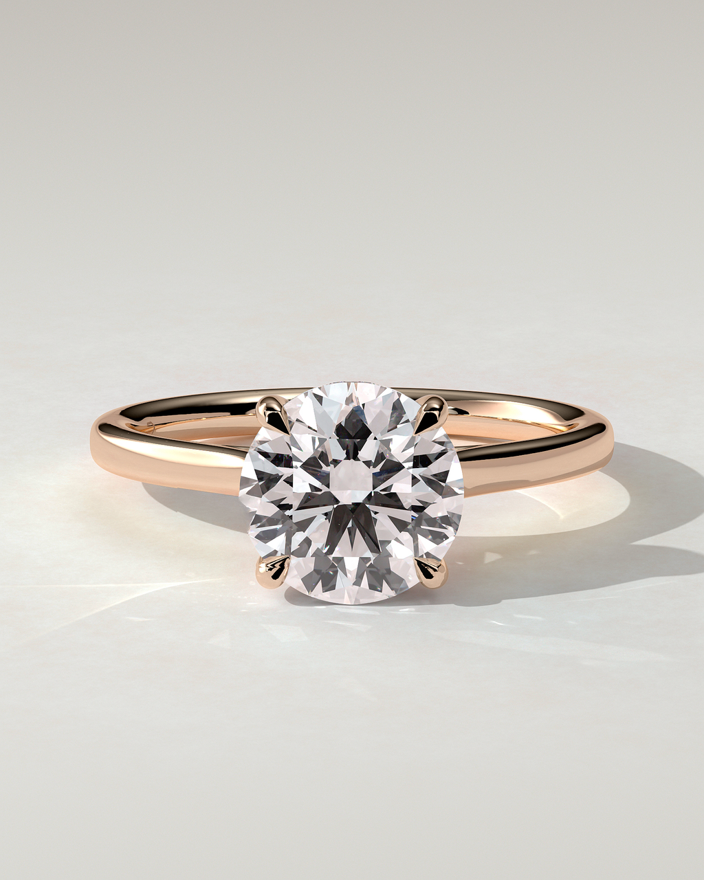Bonnie Solitaire Round Ring