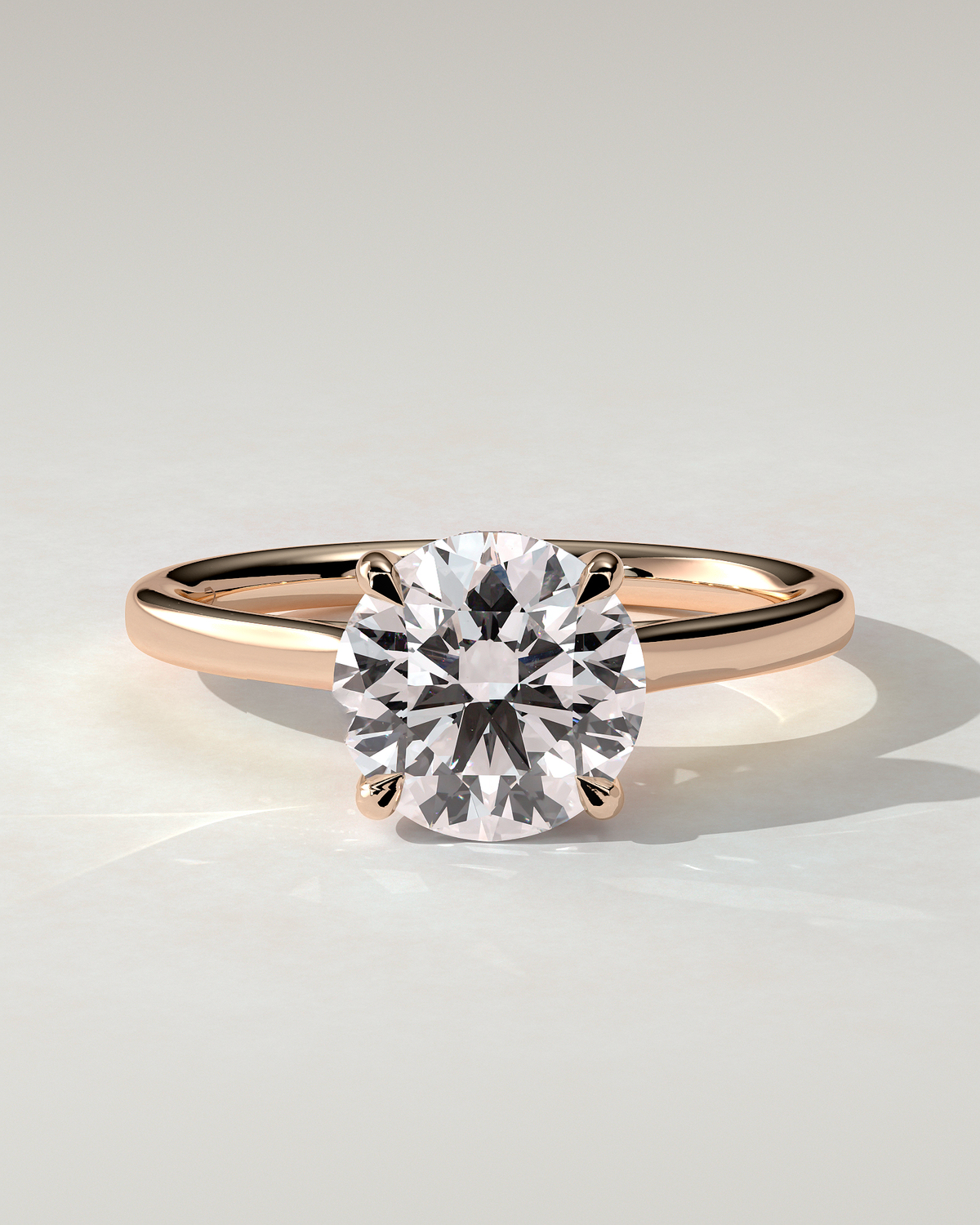 Bonnie Solitaire Round Ring
