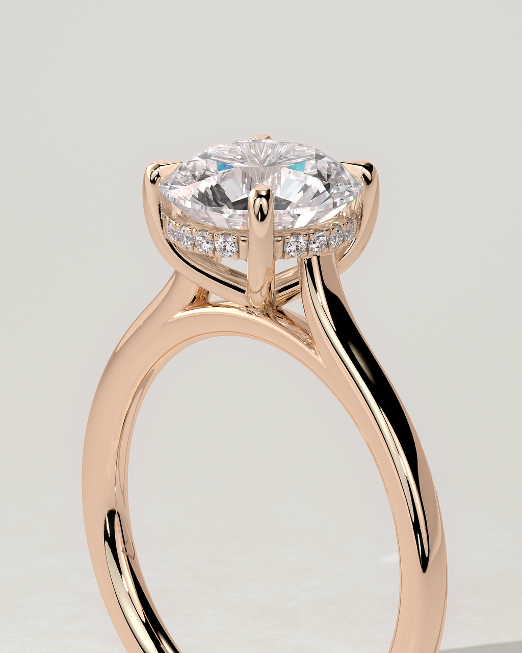Bonnie Solitaire Round Ring