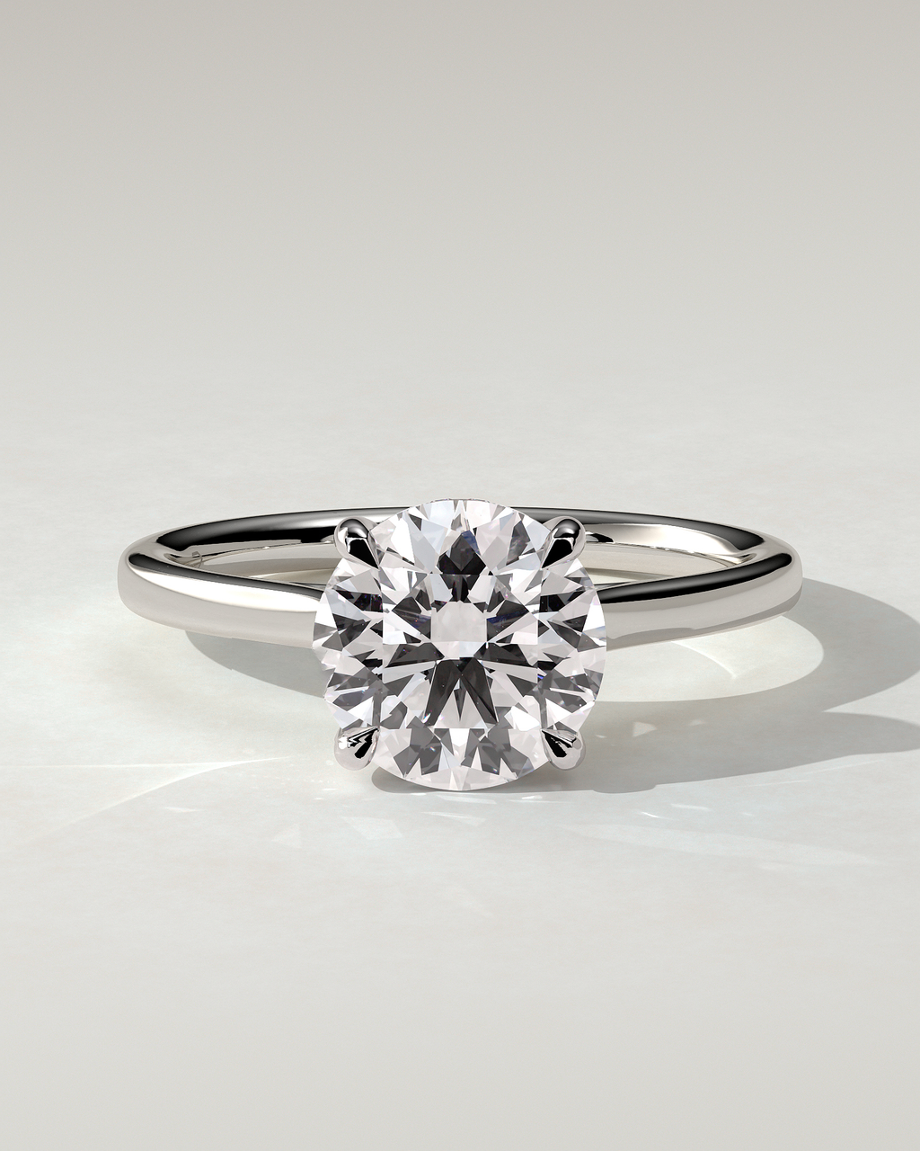 Bonnie Solitaire Round Ring