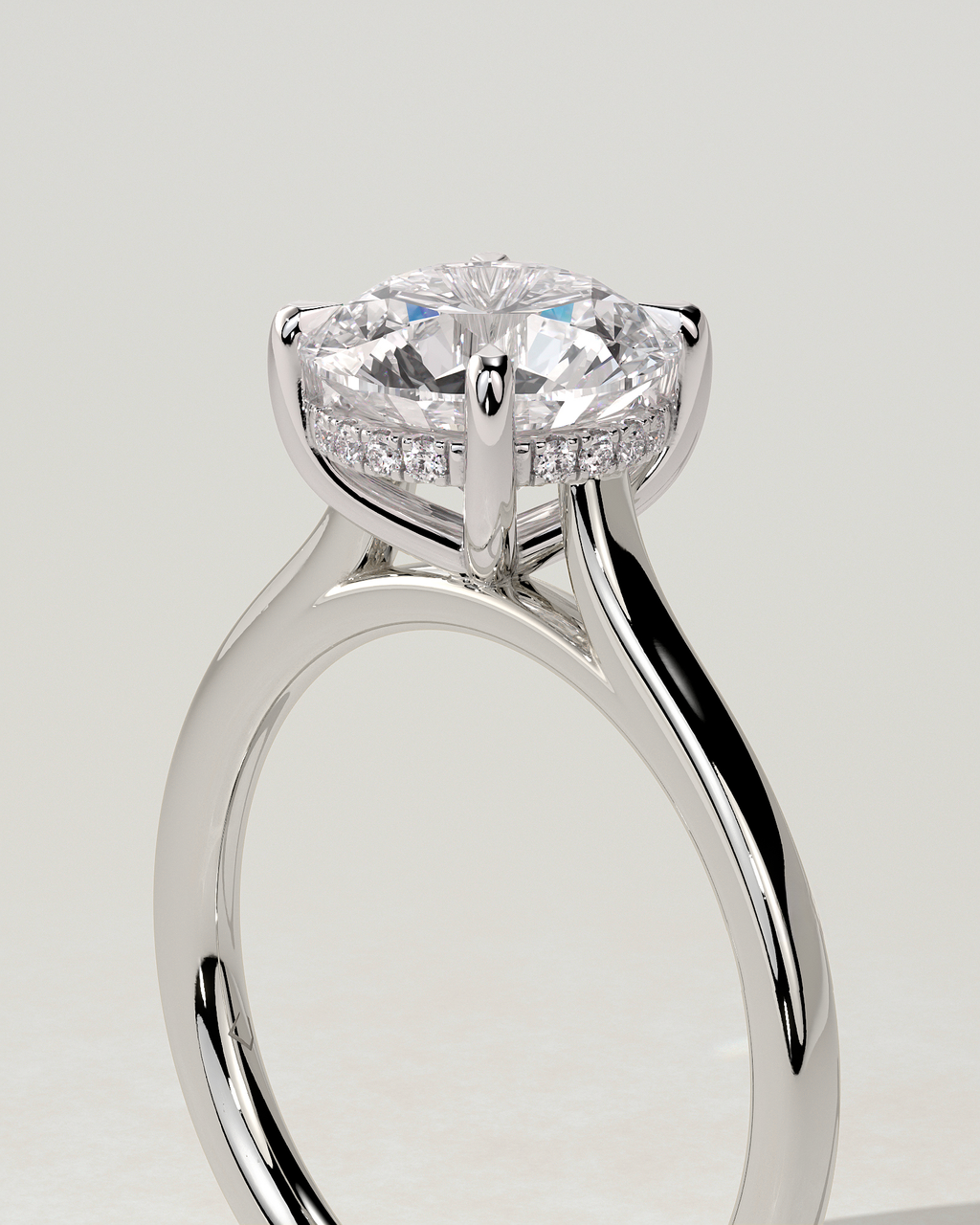 Bonnie Solitaire Round Ring