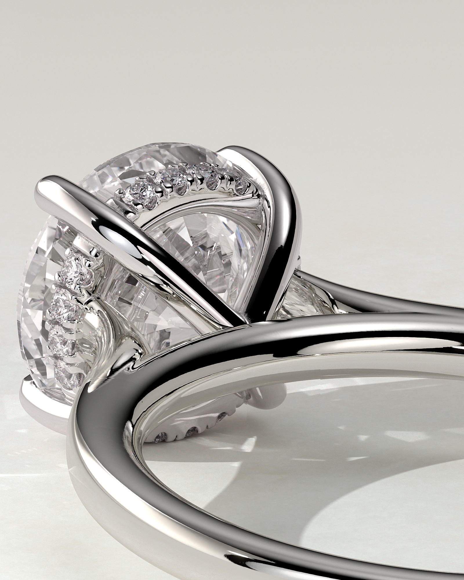 Bonnie Solitaire Round Ring